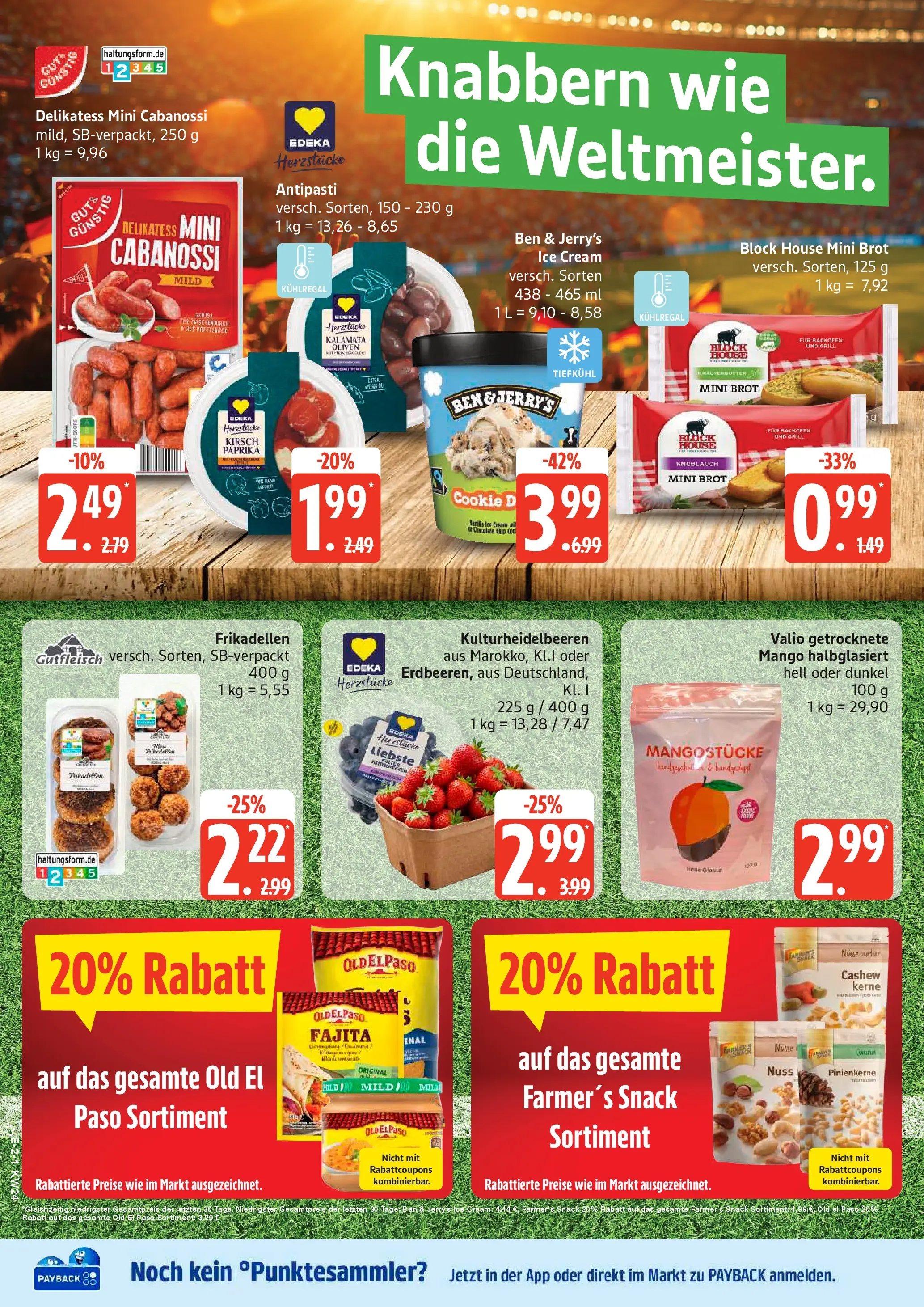 Edeka Prospekt Hamburg (ab 08.06.2026) » Angebote Online | Seite: 2 | Produkte: Paprika, Mango, Knoblauch, Brot