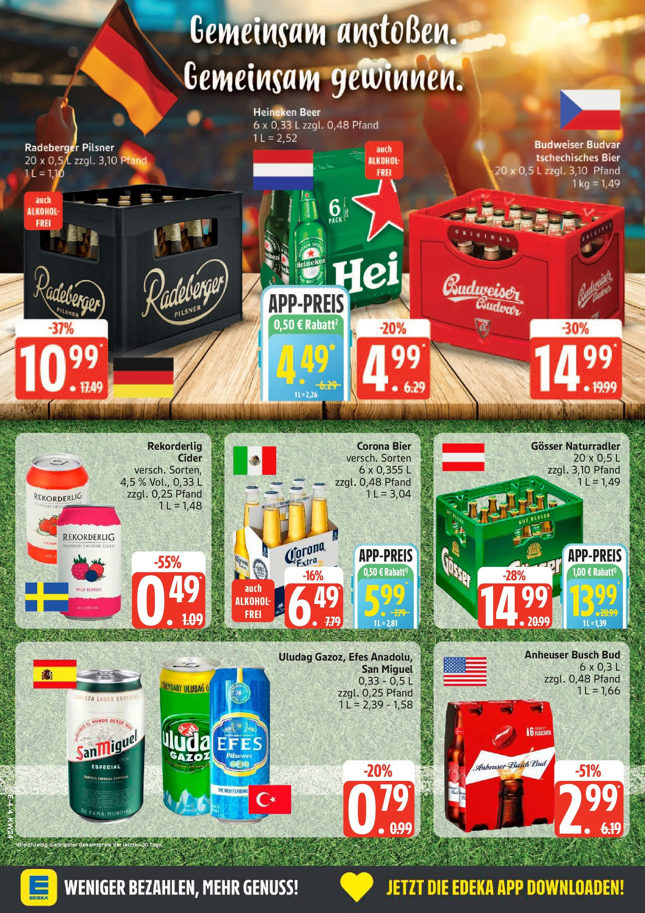 Marktkauf Prospekt Grevesmühlen (ab 08.06.2026) » Angebote online | Seite: 4 | Produkte: Bier, Heineken, Budweiser, Radeberger pilsner