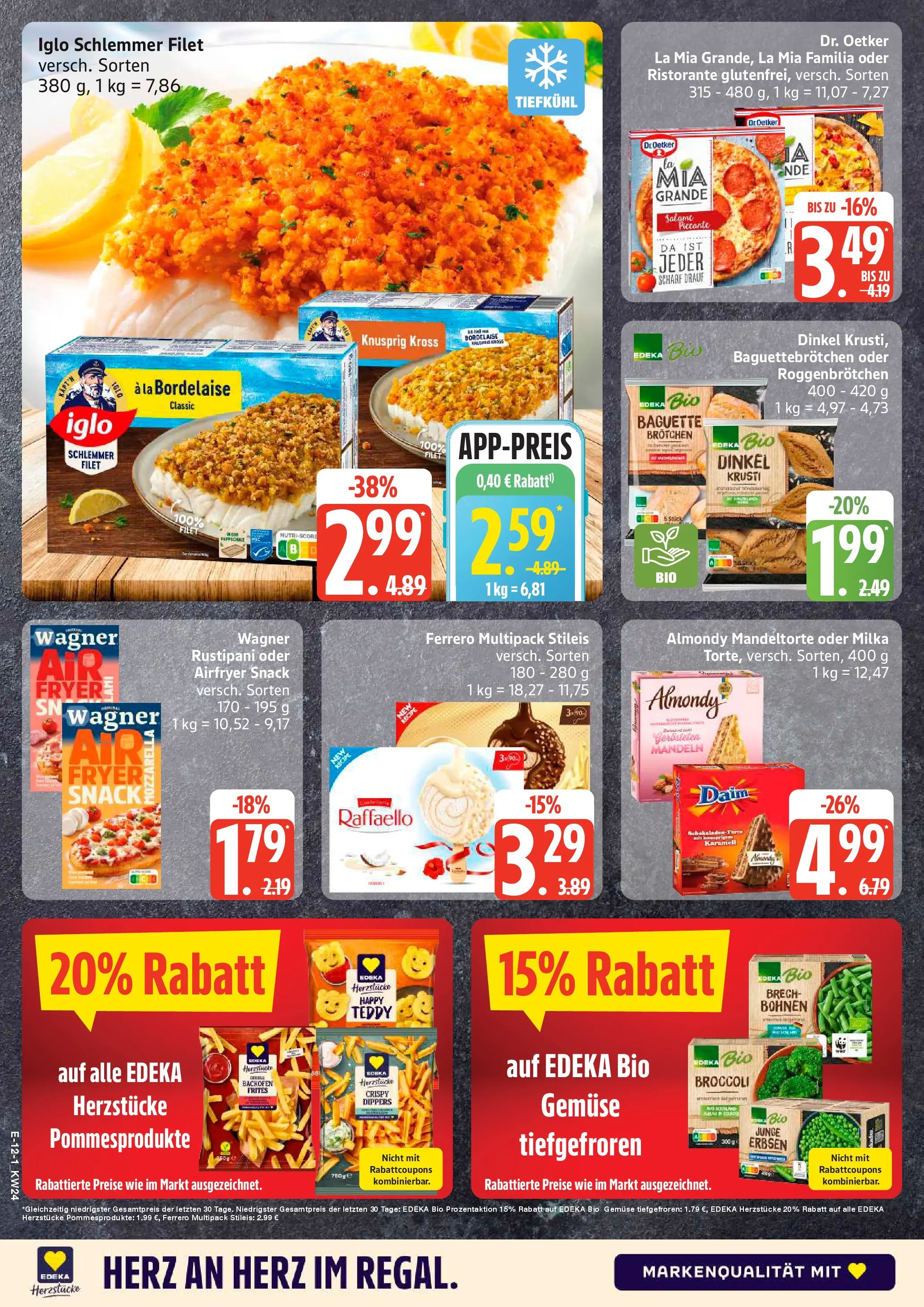 Edeka Prospekt Hamburg (ab 08.06.2026) » Angebote Online | Seite: 16 | Produkte: Raffaello, Baguette, Milka, Backofen
