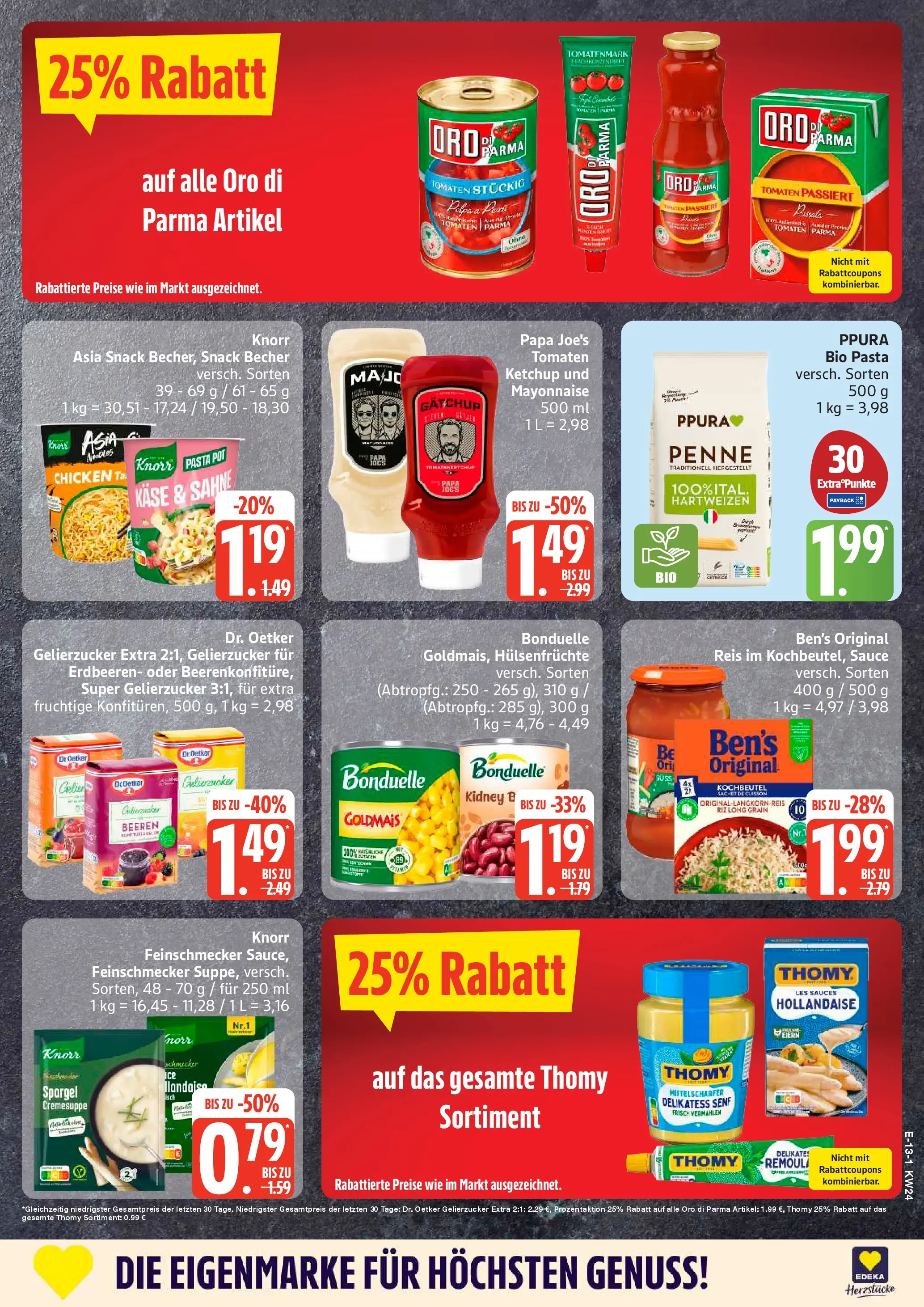 Edeka Prospekt Hamburg (ab 08.06.2026) » Angebote Online | Seite: 17 | Produkte: Gelierzucker, Käse, Pasta, Sahne