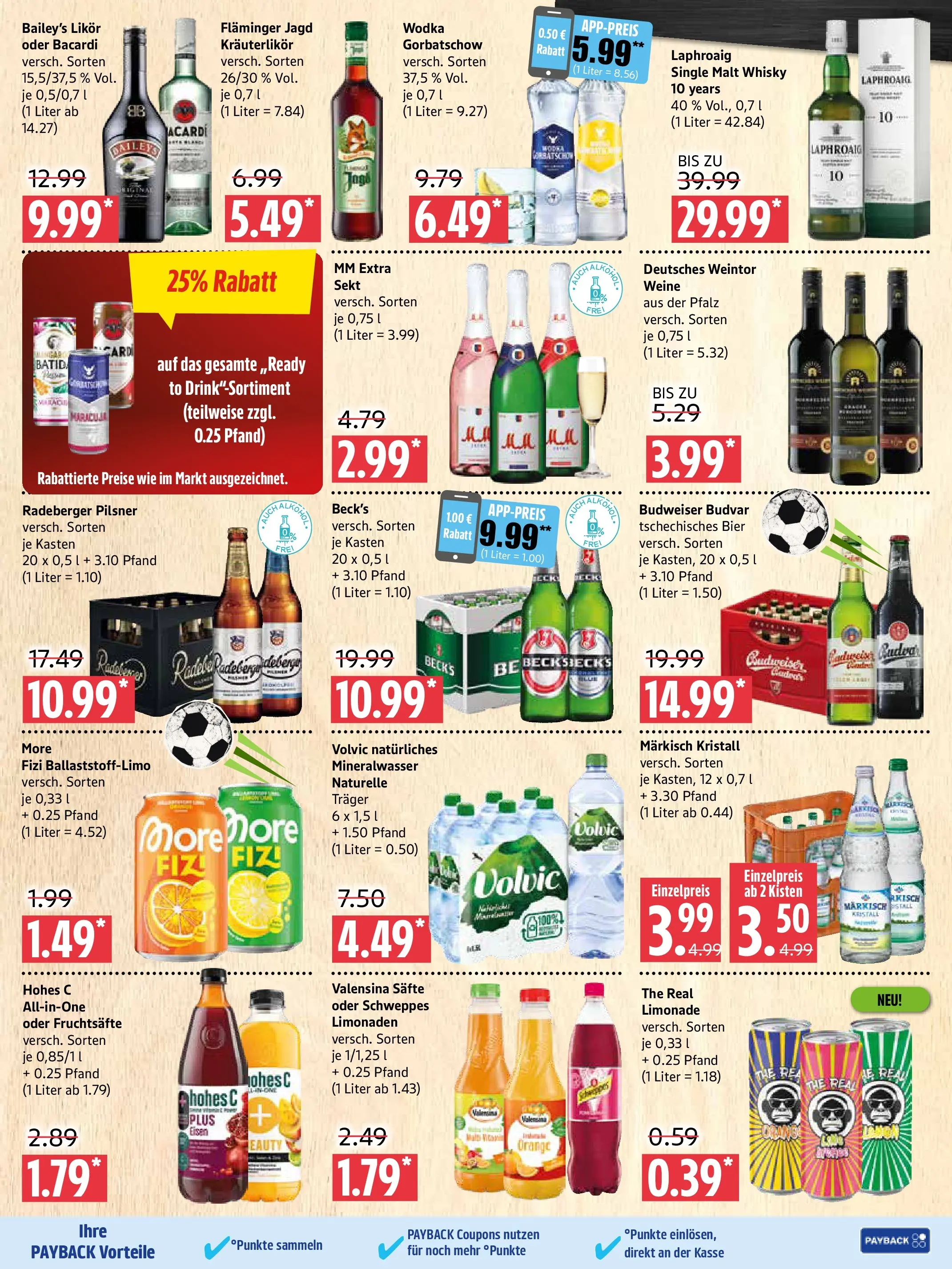 Marktkauf Prospekt Prenzlau (ab 08.06.2026) » Angebote online | Seite: 7 | Produkte: Bacardi, Likör, Valensina, Volvic