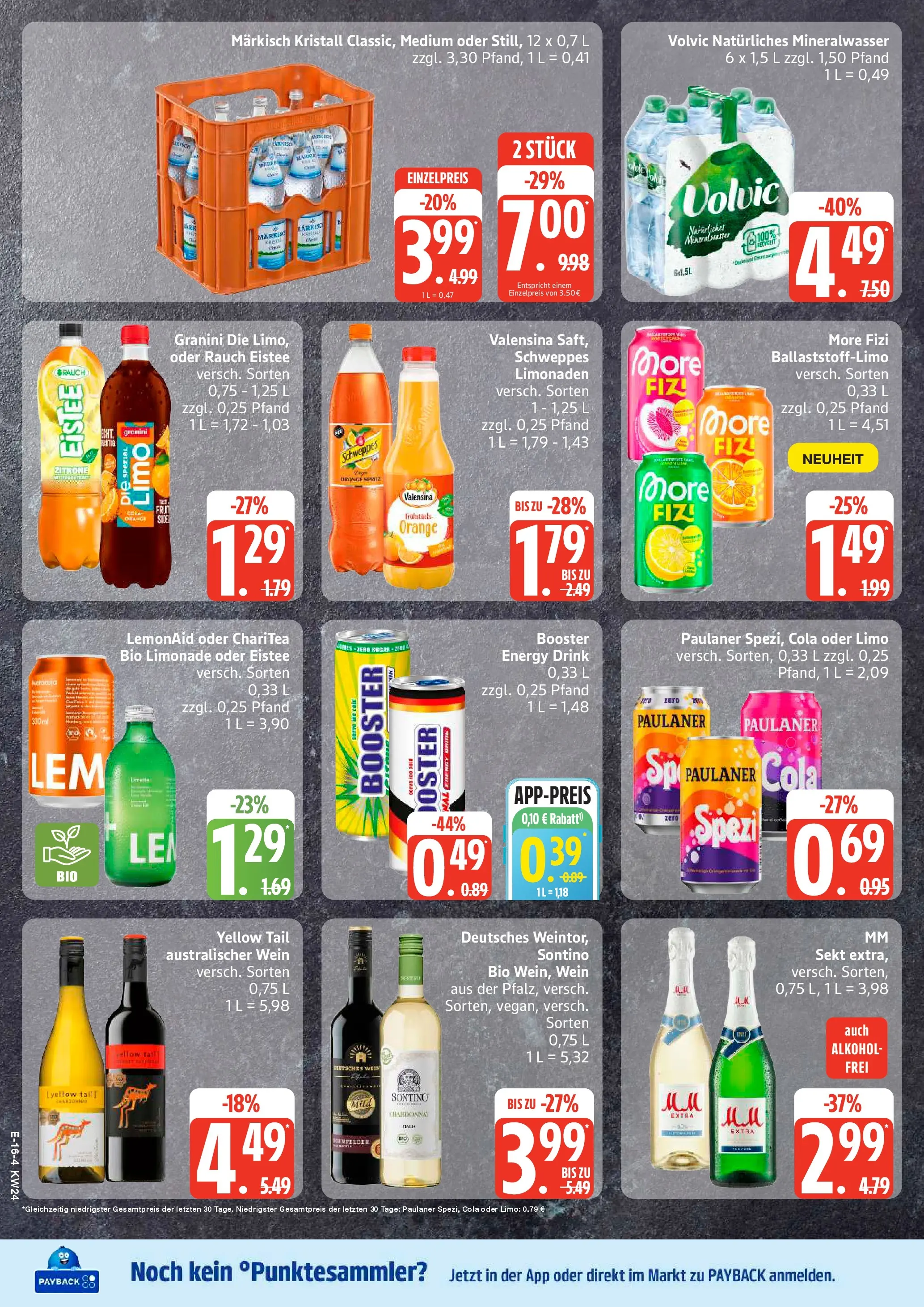Marktkauf Prospekt Grevesmühlen (ab 08.06.2026) » Angebote online | Seite: 16 | Produkte: Schweppes, Valensina, Zitrone, Paulaner