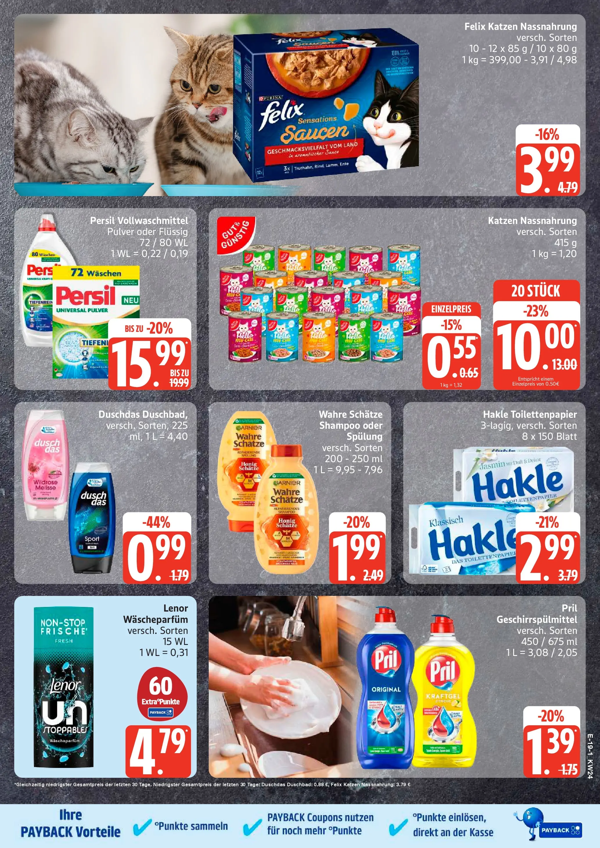 Edeka Prospekt Hamburg (ab 08.06.2026) » Angebote Online | Seite: 24 | Produkte: Lenor, Duschdas, Pril, Persil