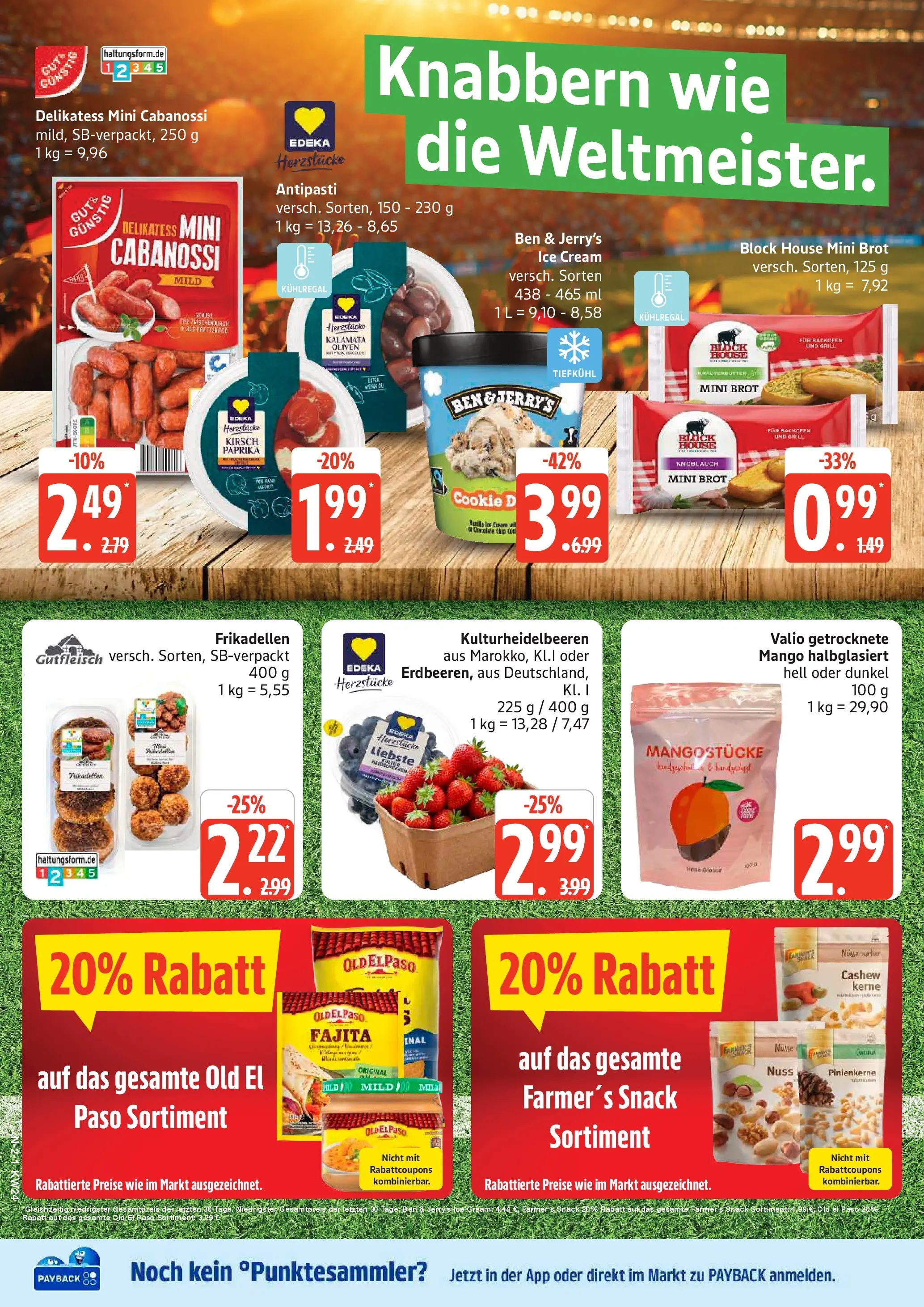 Marktkauf Prospekt Cuxhaven (ab 08.06.2026) » Angebote online | Seite: 2 | Produkte: Ben & Jerry's, Paprika, Mango, Knoblauch