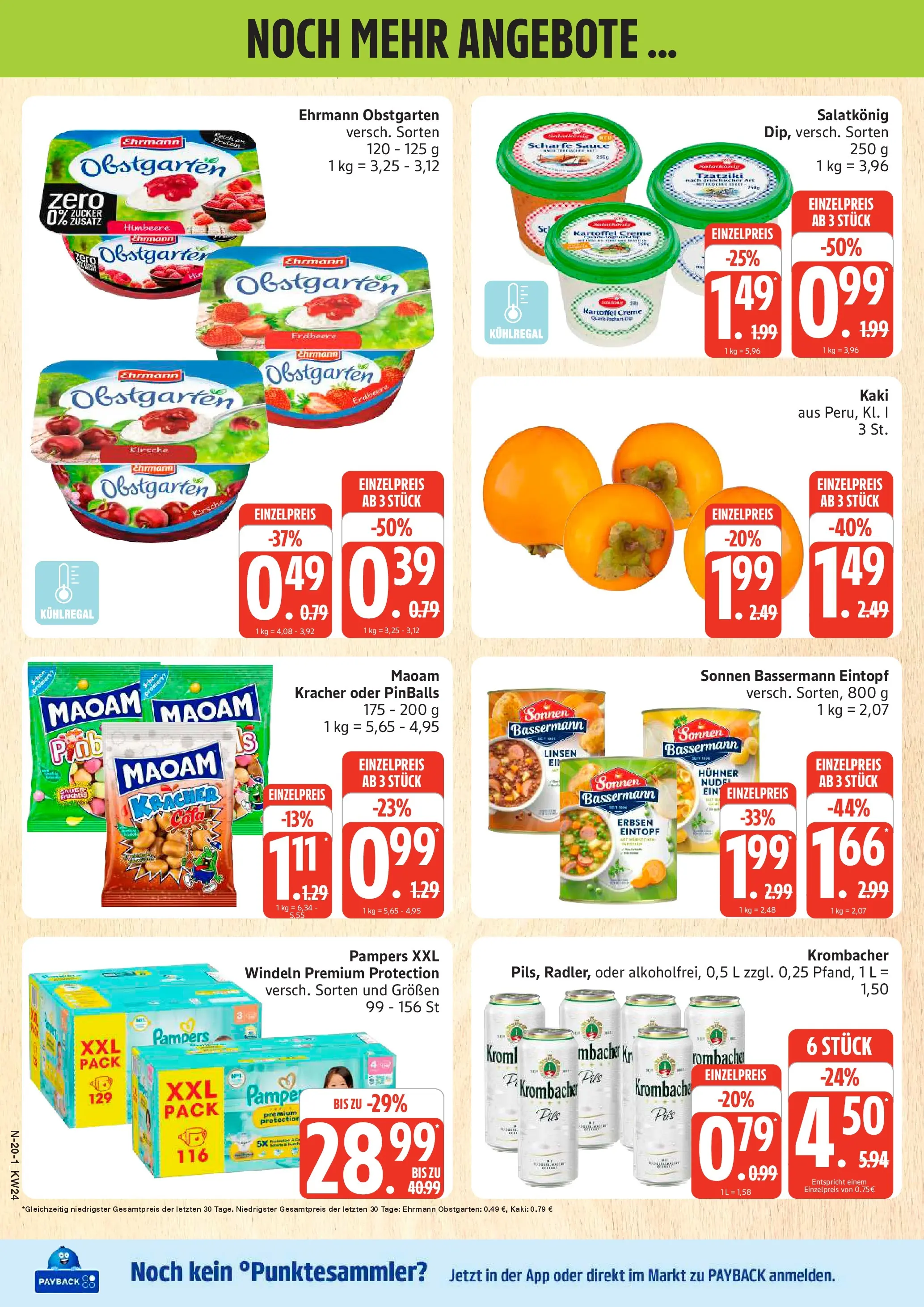 Marktkauf Prospekt Cuxhaven (ab 08.06.2026) » Angebote online | Seite: 20 | Produkte: Quark, Pils, Krombacher, Himbeere