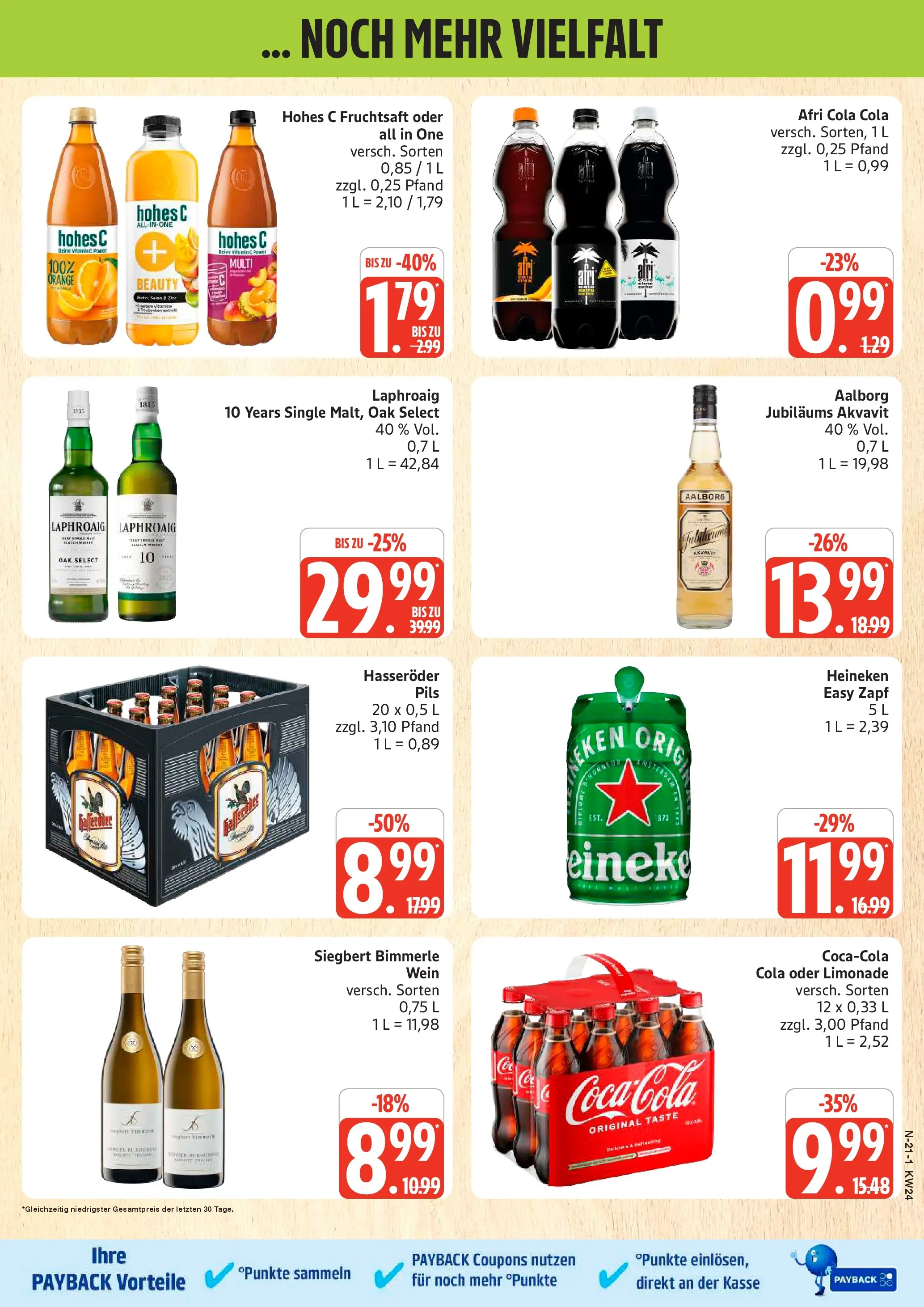 Marktkauf Prospekt Cuxhaven (ab 08.06.2026) » Angebote online | Seite: 21 | Produkte: Limonade, Heineken, Wein, Fruchtsaft