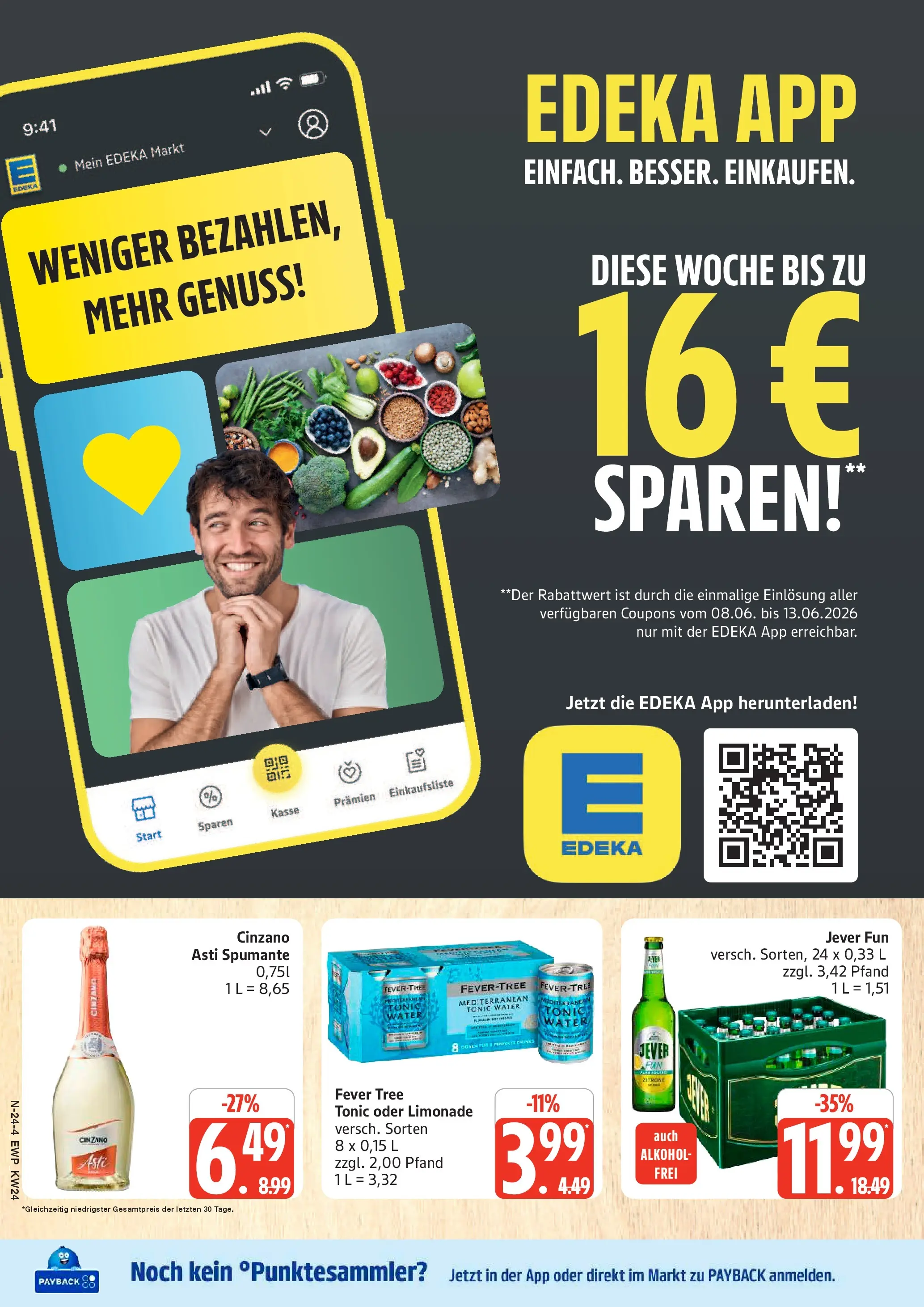 Edeka prospekt Rostock (ab 08.06.2026) » Angebote Online | Seite: 24 | Produkte: Limonade, Zitrone, Jever