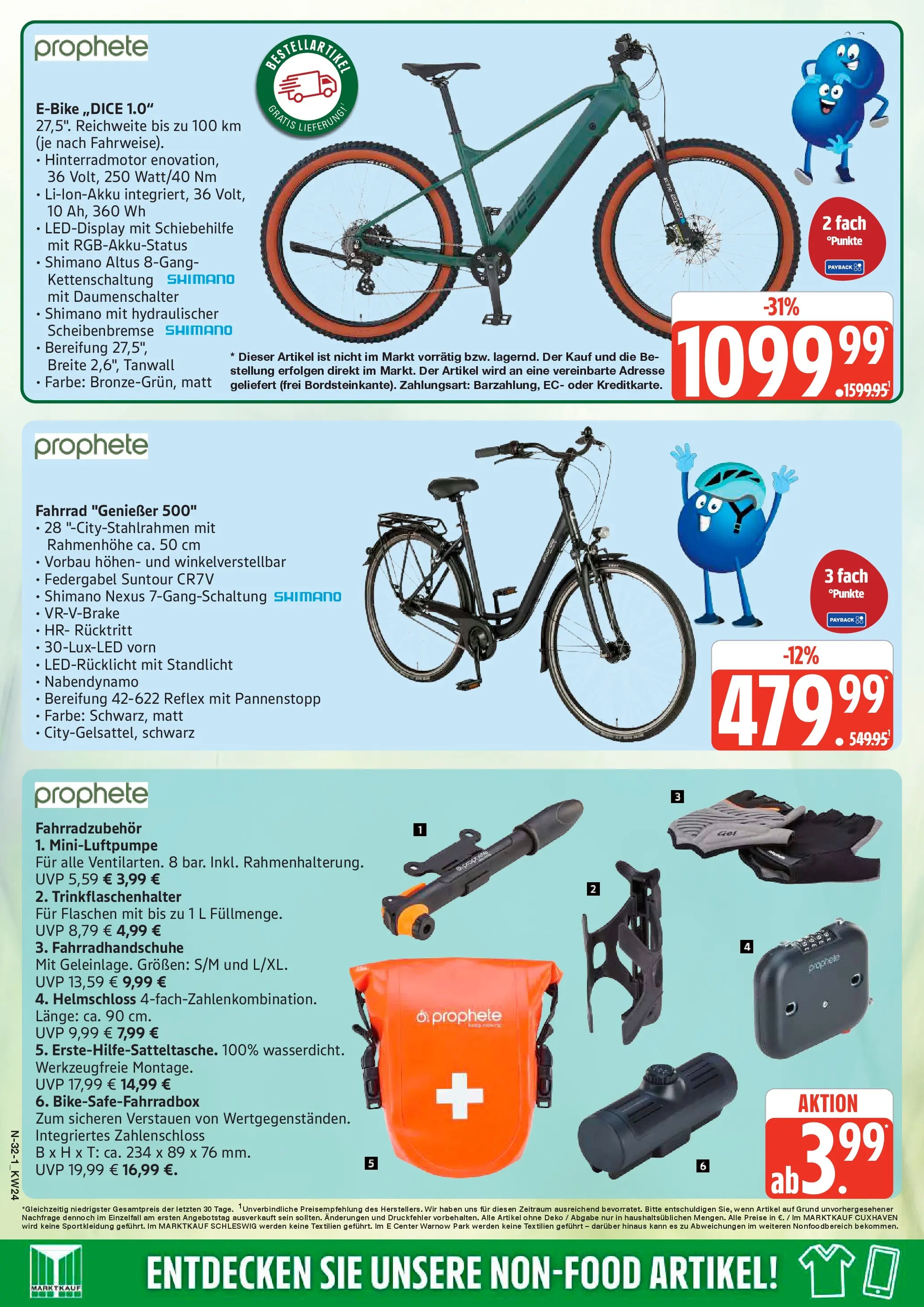 Marktkauf Prospekt Cuxhaven (ab 08.06.2026) » Angebote online | Seite: 32 | Produkte: Box, E-Bike