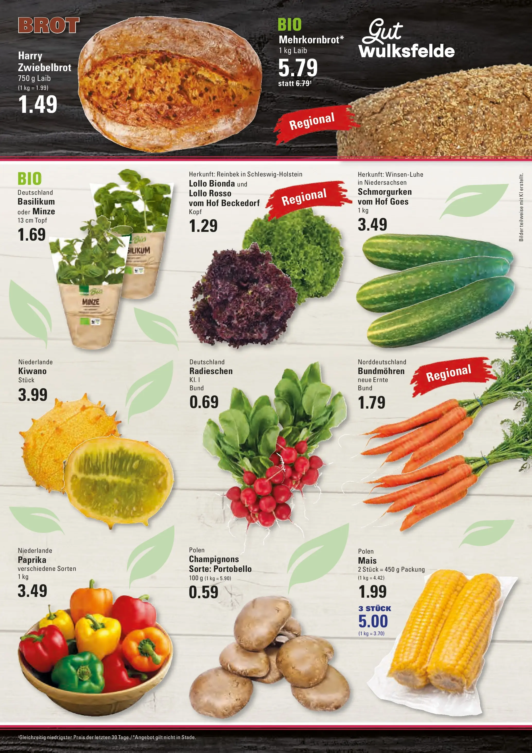 Marktkauf Prospekt Stade (ab 08.06.2026) » Angebote online | Seite: 3 | Produkte: Champignons, Bilder, Paprika, Brot