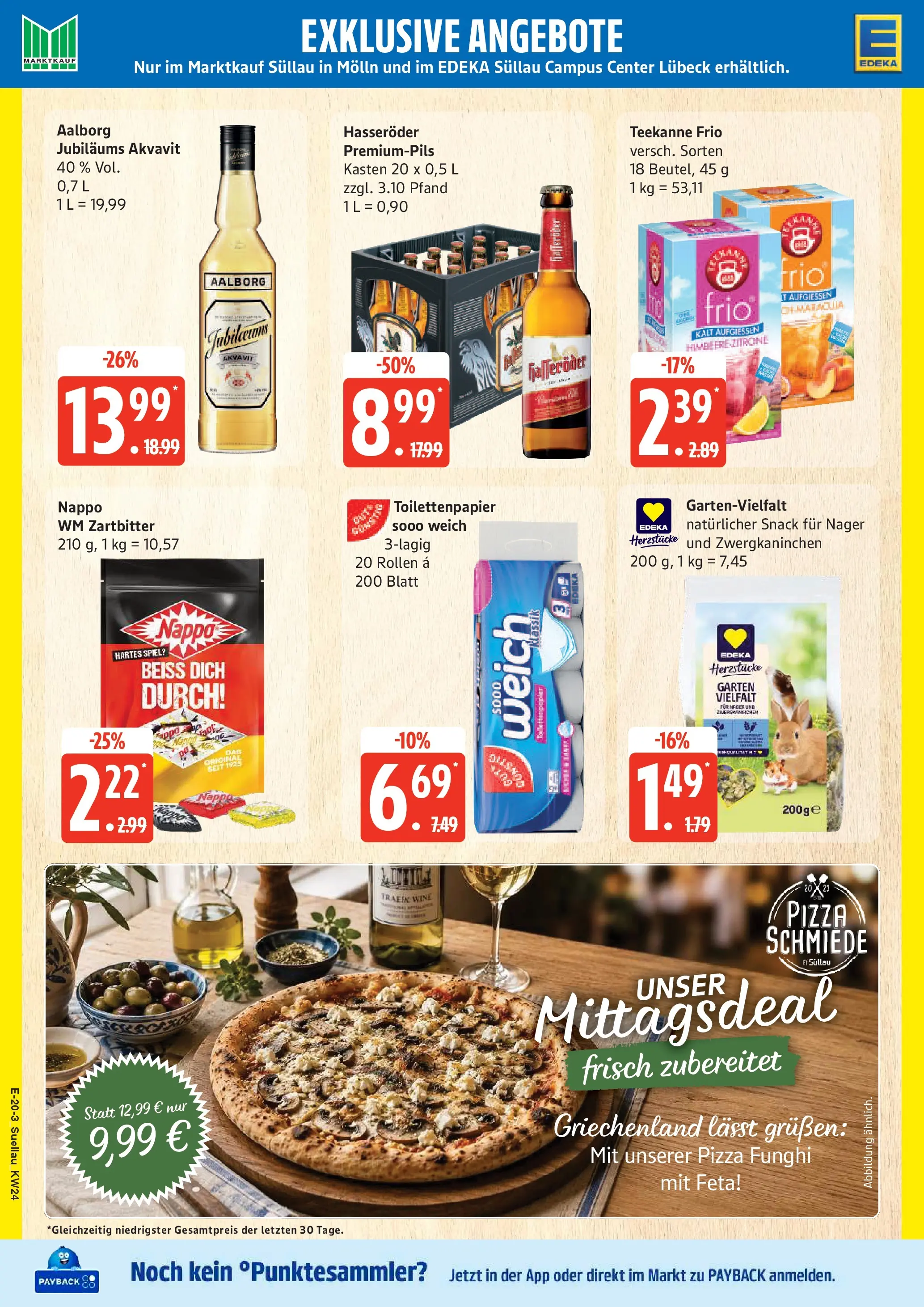 Edeka prospekt Ratzeburg (ab 08.06.2026) » Angebote Online | Seite: 26 | Produkte: Feta, Zitrone, Pizza, Toilettenpapier