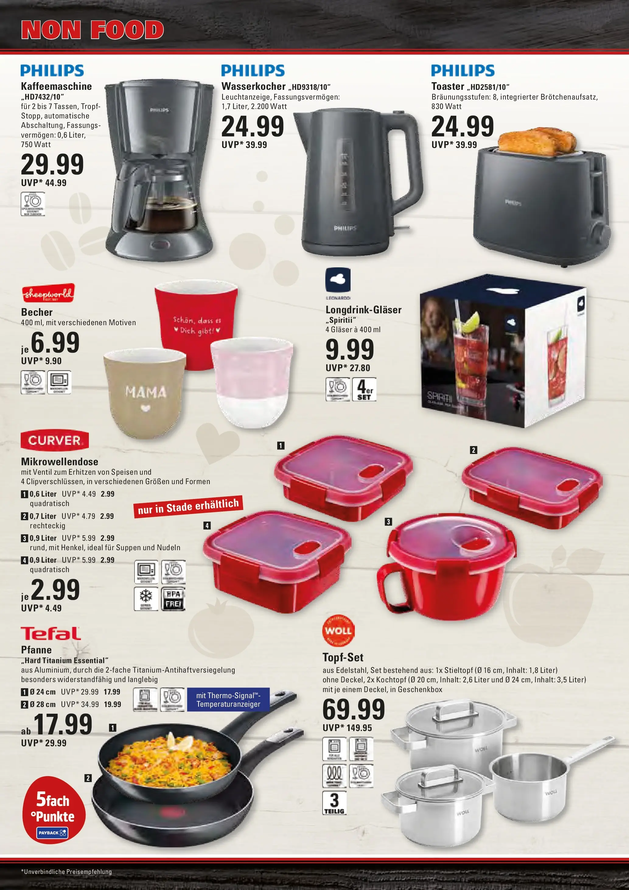 Marktkauf Prospekt Stade (ab 08.06.2026) » Angebote online | Seite: 20 | Produkte: Philips, Kaffeemaschine, Toaster, Nudeln