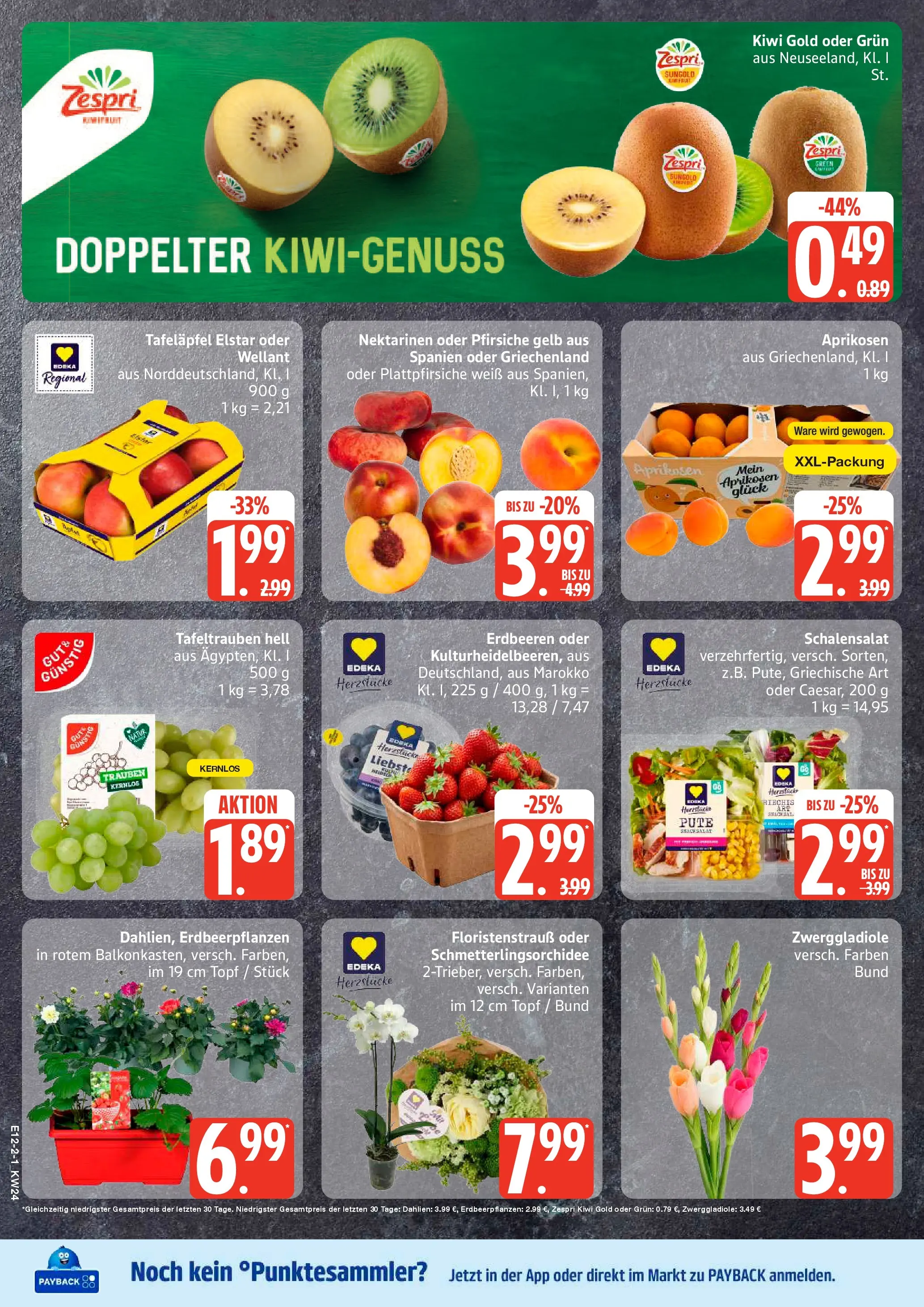 Edeka prospekt Ammersbek (ab 08.06.2026) » Angebote Online | Seite: 2 | Produkte: Pute, Nektarinen, Trauben, Erdbeeren