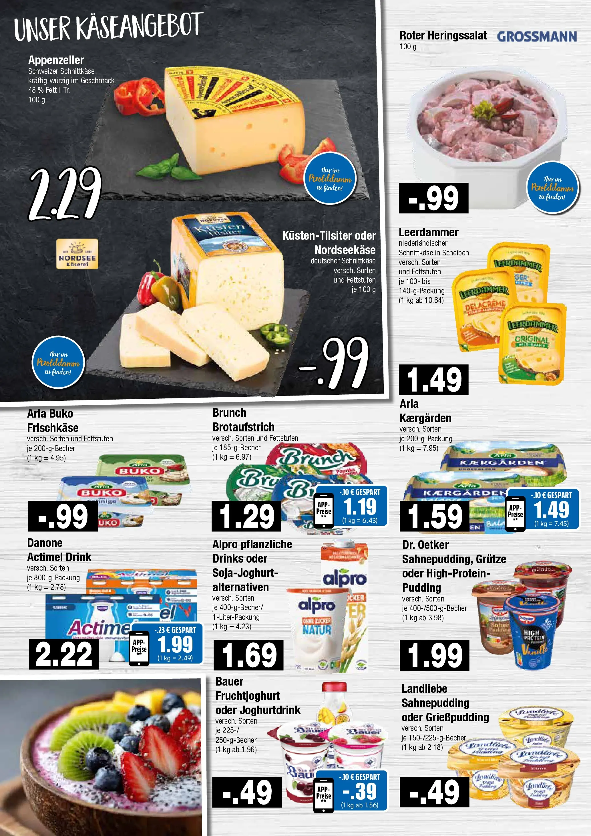 Edeka prospekt Hamburg (ab 08.06.2026) » Angebote Online | Seite: 4 | Produkte: Pudding, Leerdammer, Alpro, Arla buko