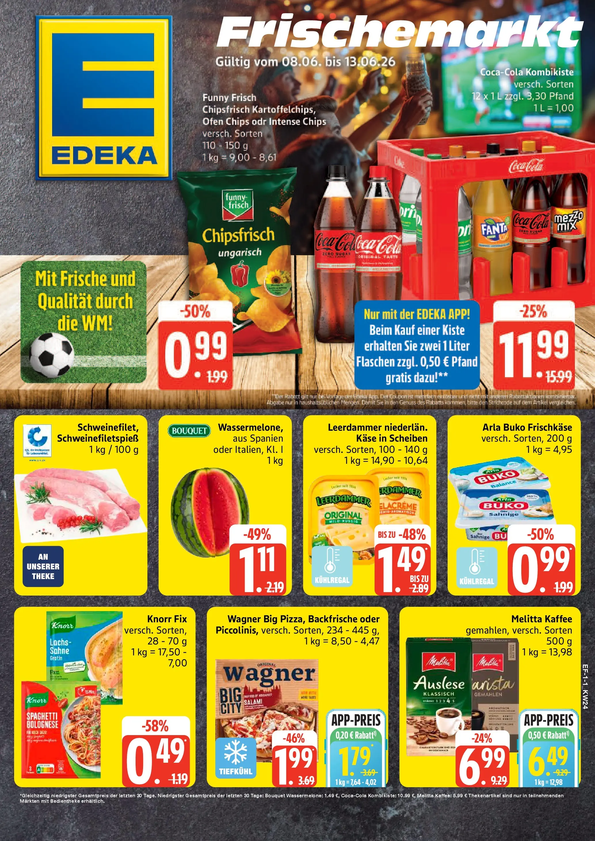 Edeka prospekt Hamburg (ab 08.06.2026) » Angebote Online | Seite: 1 | Produkte: Fanta, Funny frisch, Knorr, Lachs