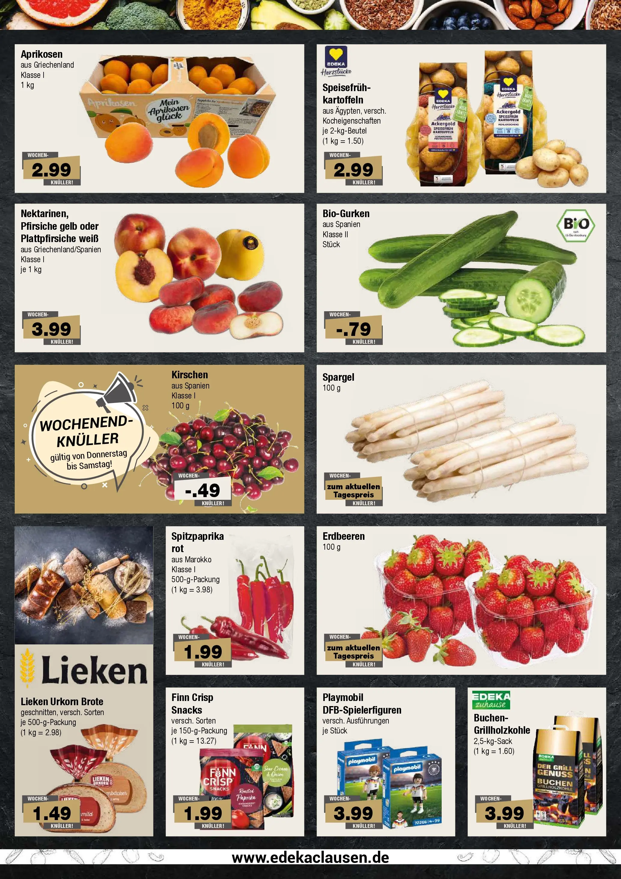 Edeka prospekt Hamburg (ab 08.06.2026) » Angebote Online | Seite: 2 | Produkte: Nektarinen, Spargel, Kirschen, Erdbeeren