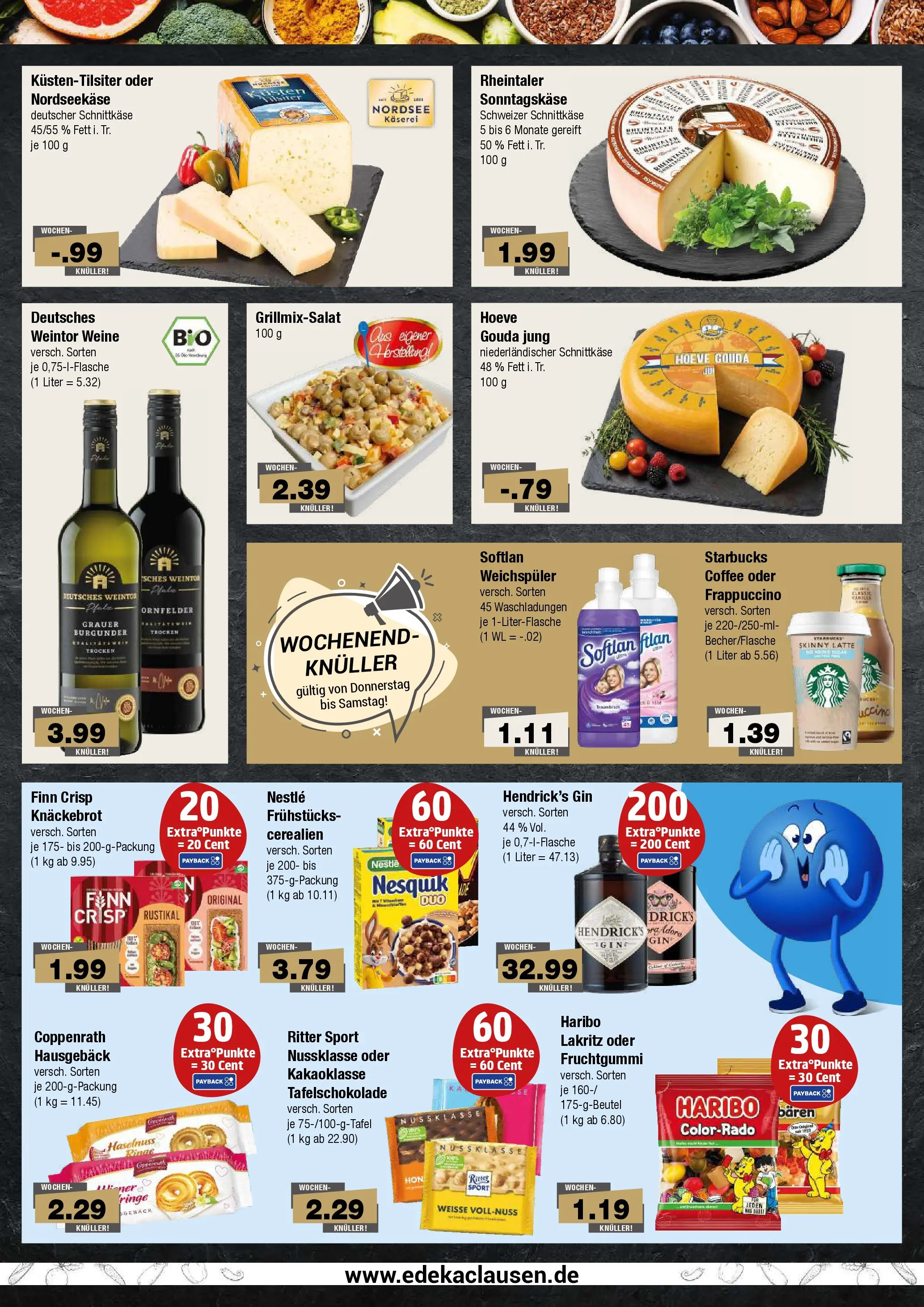 Edeka prospekt Hamburg (ab 08.06.2026) » Angebote Online | Seite: 4 | Produkte: Nesquik, Käse, Starbucks, Gin