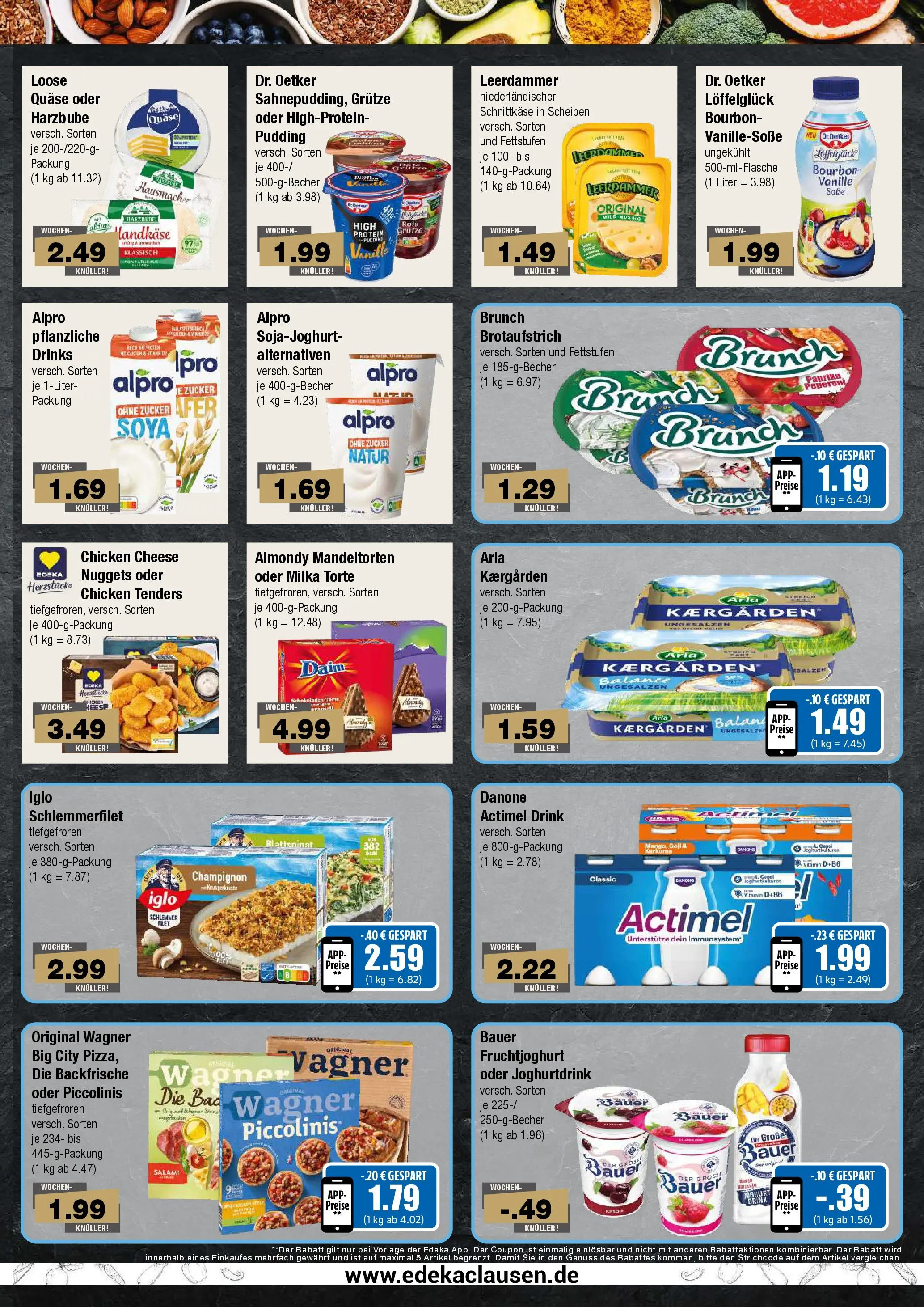 Edeka prospekt Hamburg (ab 08.06.2026) » Angebote Online | Seite: 5 | Produkte: Actimel, Soße, Zucker, Pizza