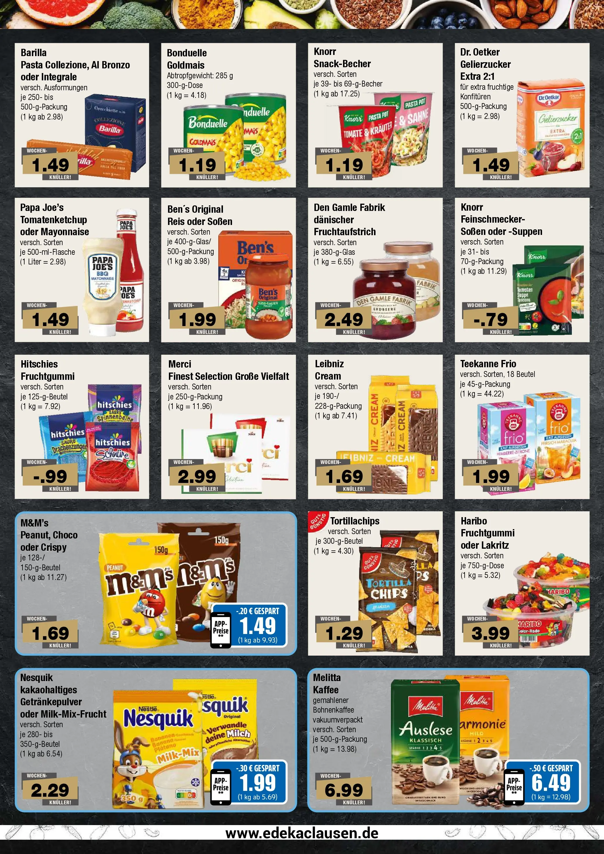 Edeka prospekt Hamburg (ab 08.06.2026) » Angebote Online | Seite: 6 | Produkte: Haribo, Tomaten, M&M's, Pasta