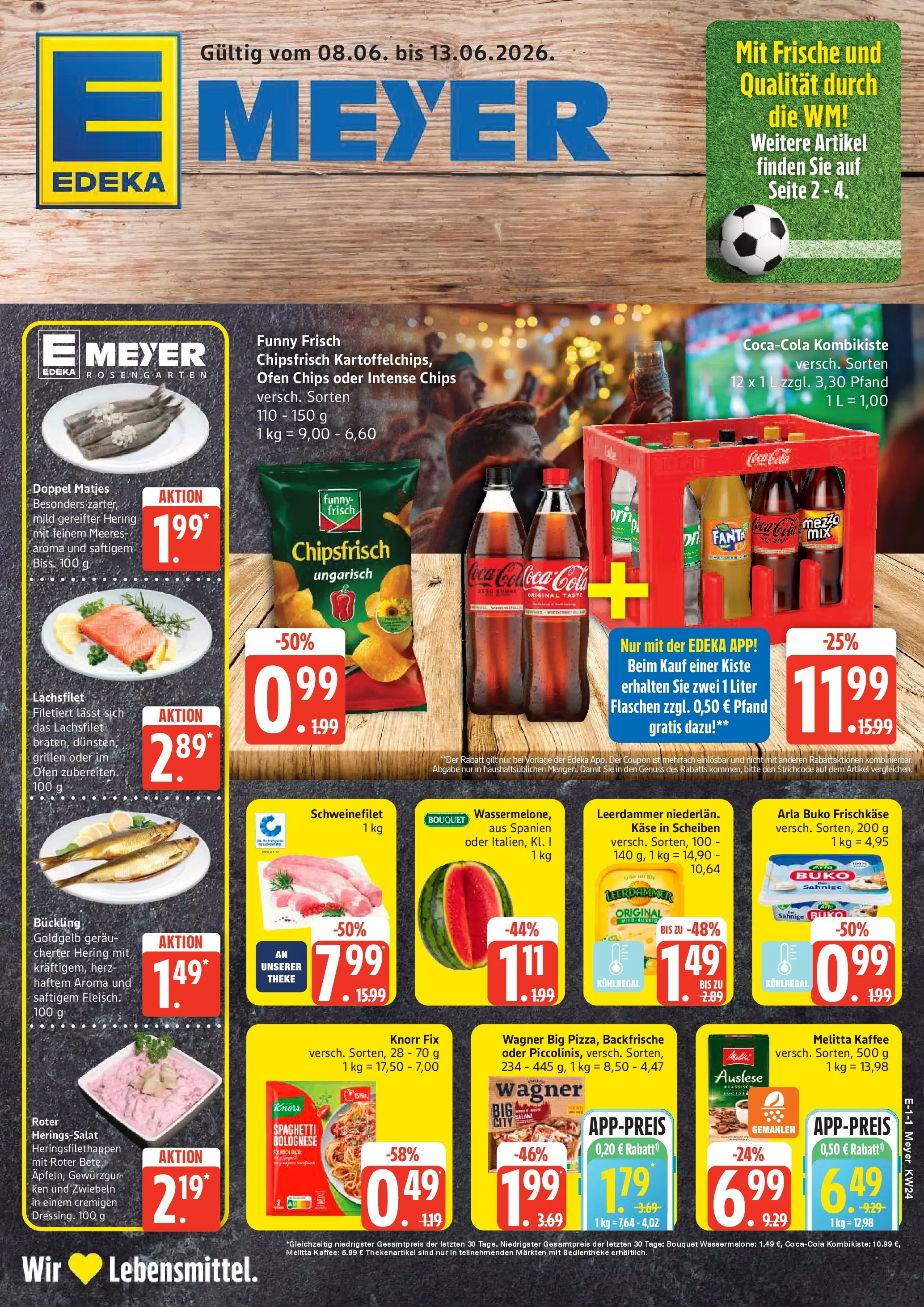 Edeka prospekt Seevetal (ab 08.06.2026) » Angebote Online | Seite: 1 | Produkte: Knorr fix, Theke, Funny frisch, Chips