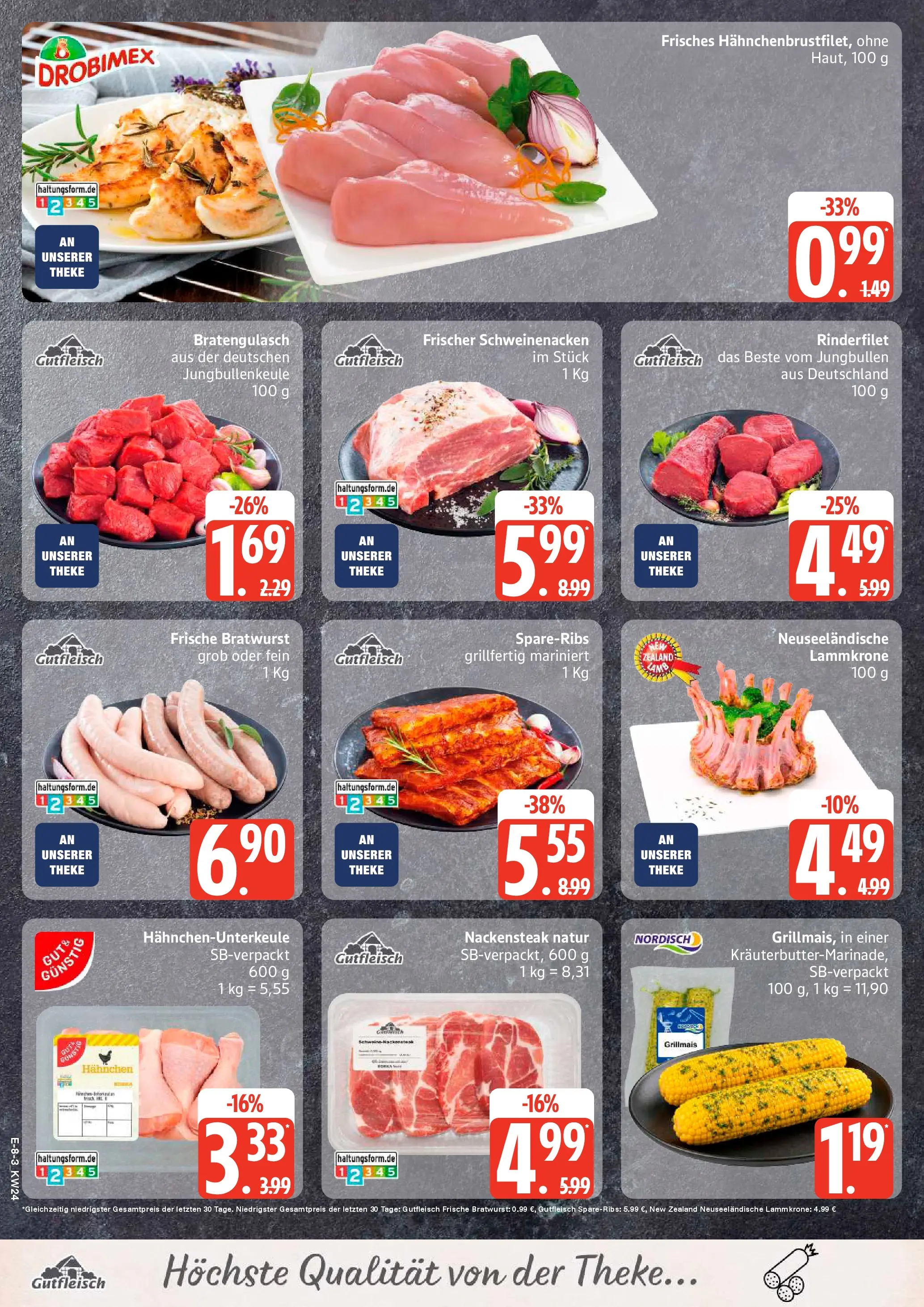 Edeka prospekt Bad Schwartau (ab 08.06.2026) » Angebote Online | Seite: 11 | Produkte: Theke, Spare ribs, Schweinenacken, Steak