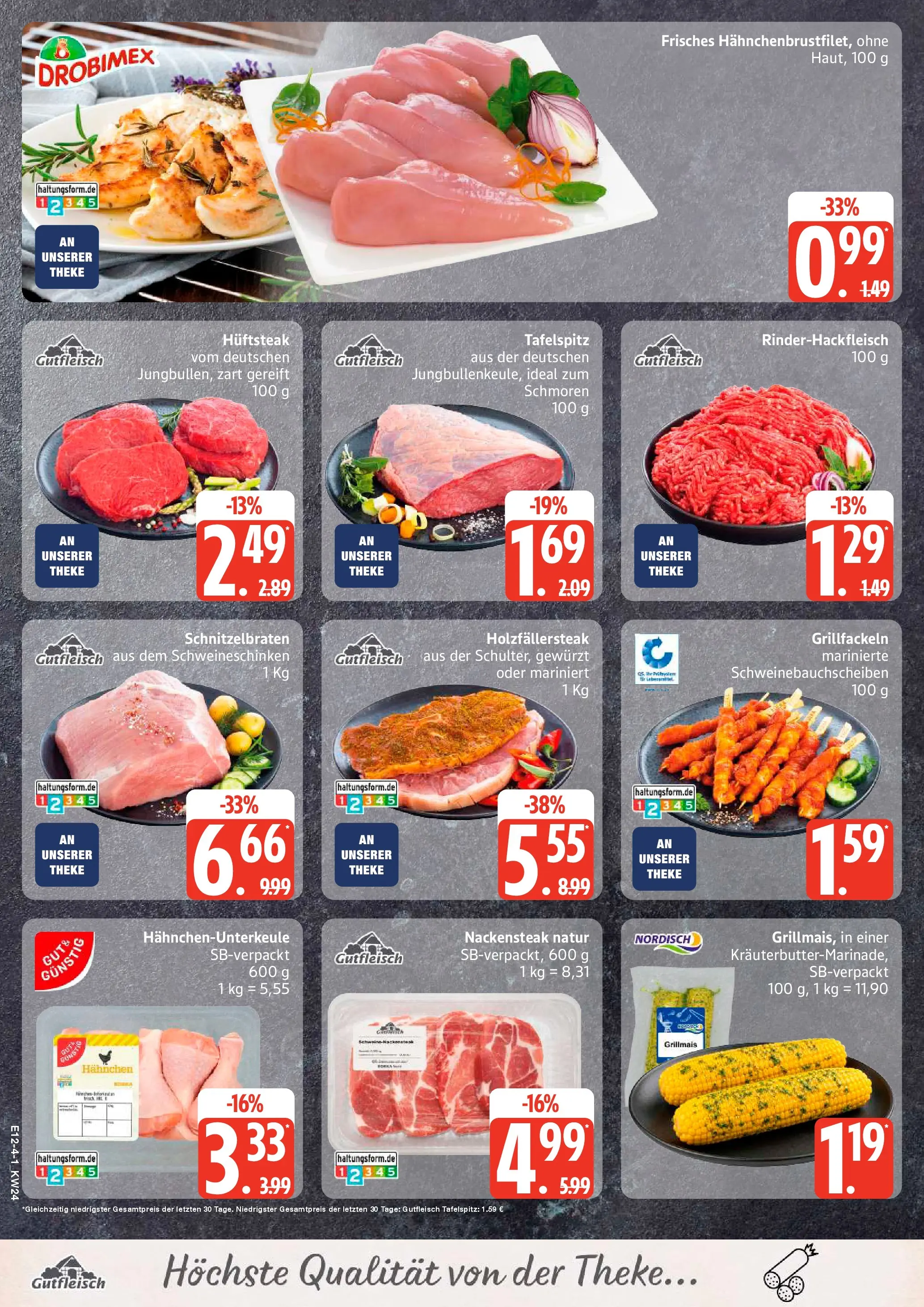 Edeka prospekt Hamburg (ab 08.06.2026) » Angebote Online | Seite: 4 | Produkte: Tafelspitz, Hahnchen, Theke, Steak