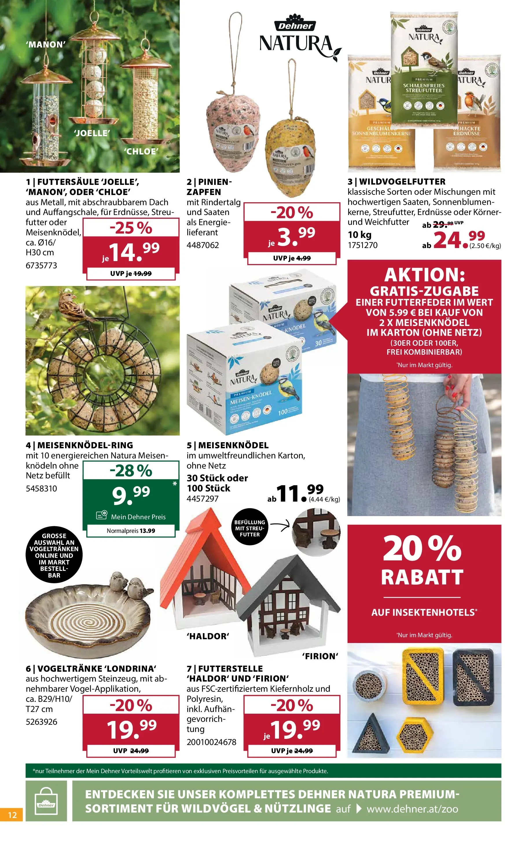 Dehner - Dehner: Garten & Zoo von 09.06.2026 - Aktuelle Angebote | Seite: 12 | Produkte: Папионка