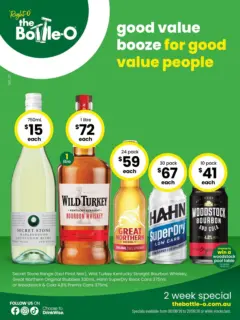 Preview of The Bottle-O - Good Value Booze, For Good Value People 08/06 - valid from 07.06.2026