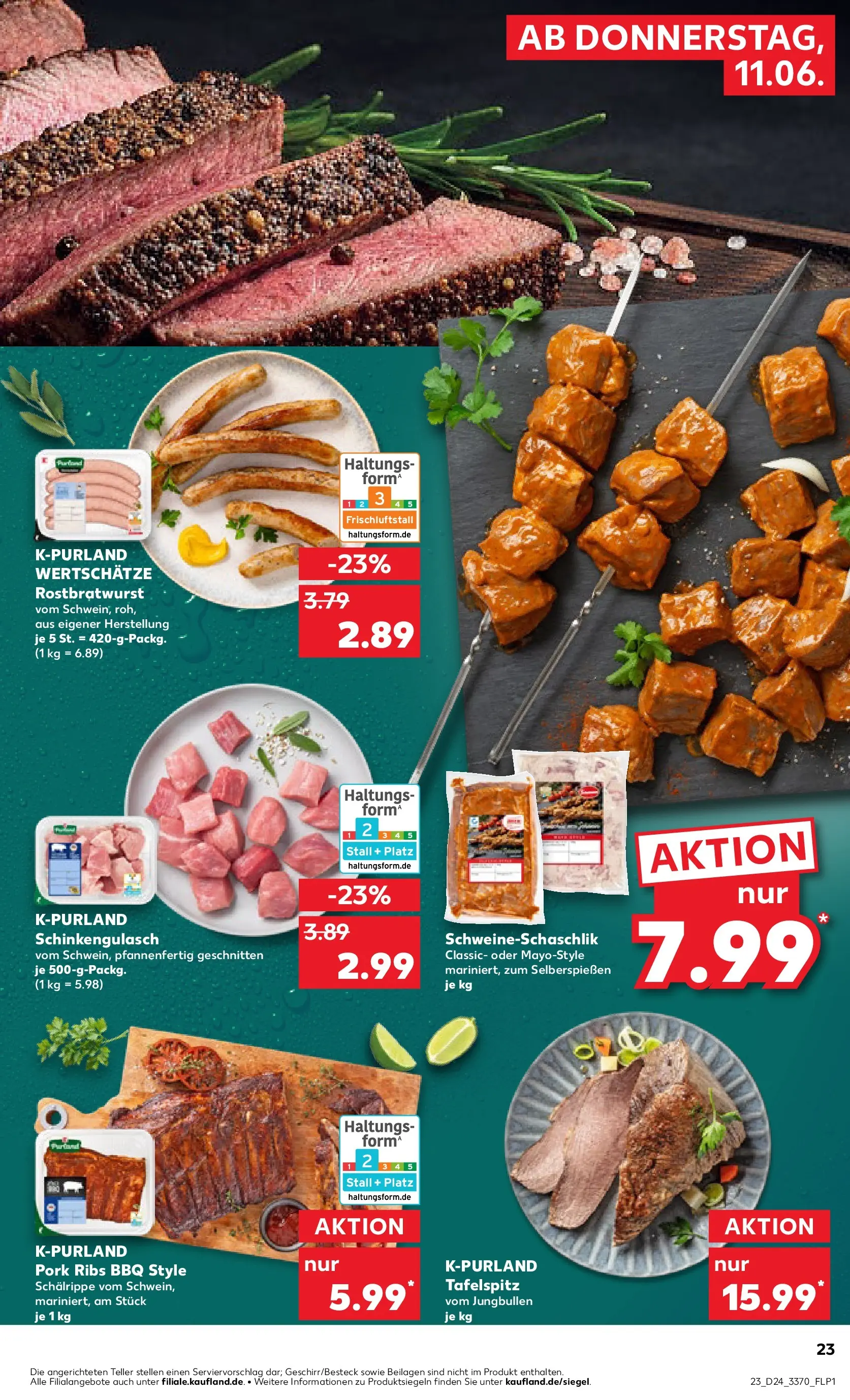 Prospekt Kaufland ab 10.06.2026 » Angebote Online zum Blättern | Seite: 23 | Produkte: Tafelspitz