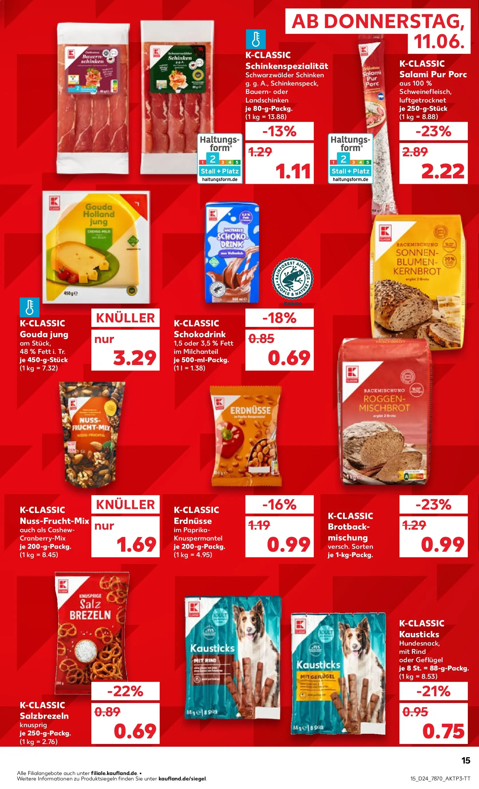 Prospekt Kaufland ab 08.06.2026 » Angebote Online zum Blättern | Seite: 20 | Produkte: Erdnüsse, Blumen, Salz, Schinken