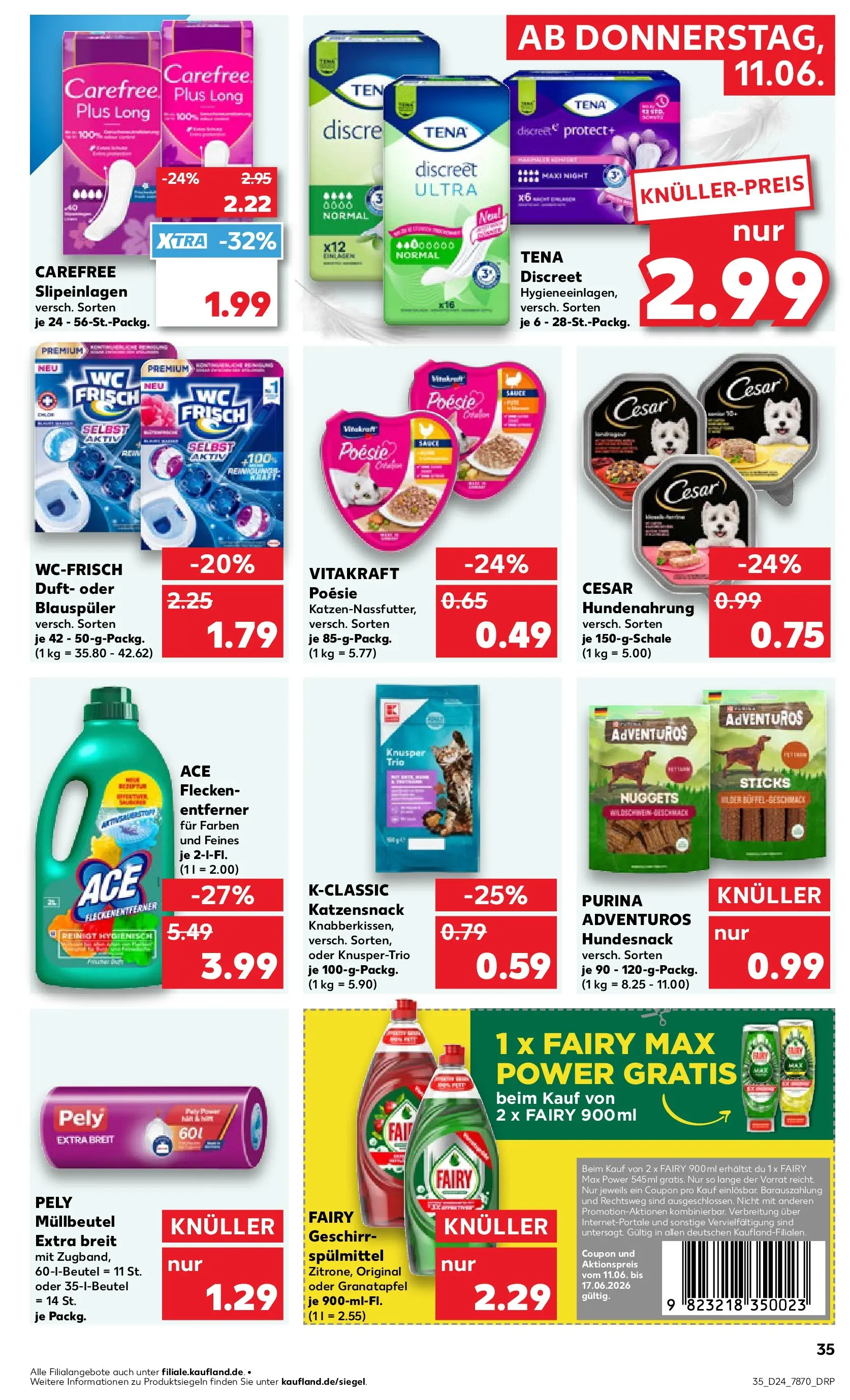 Prospekt Kaufland ab 11.06.2026 » Angebote Online zum Blättern | Seite: 35 | Produkte: Granatapfel, Duft, Fleckenentferner