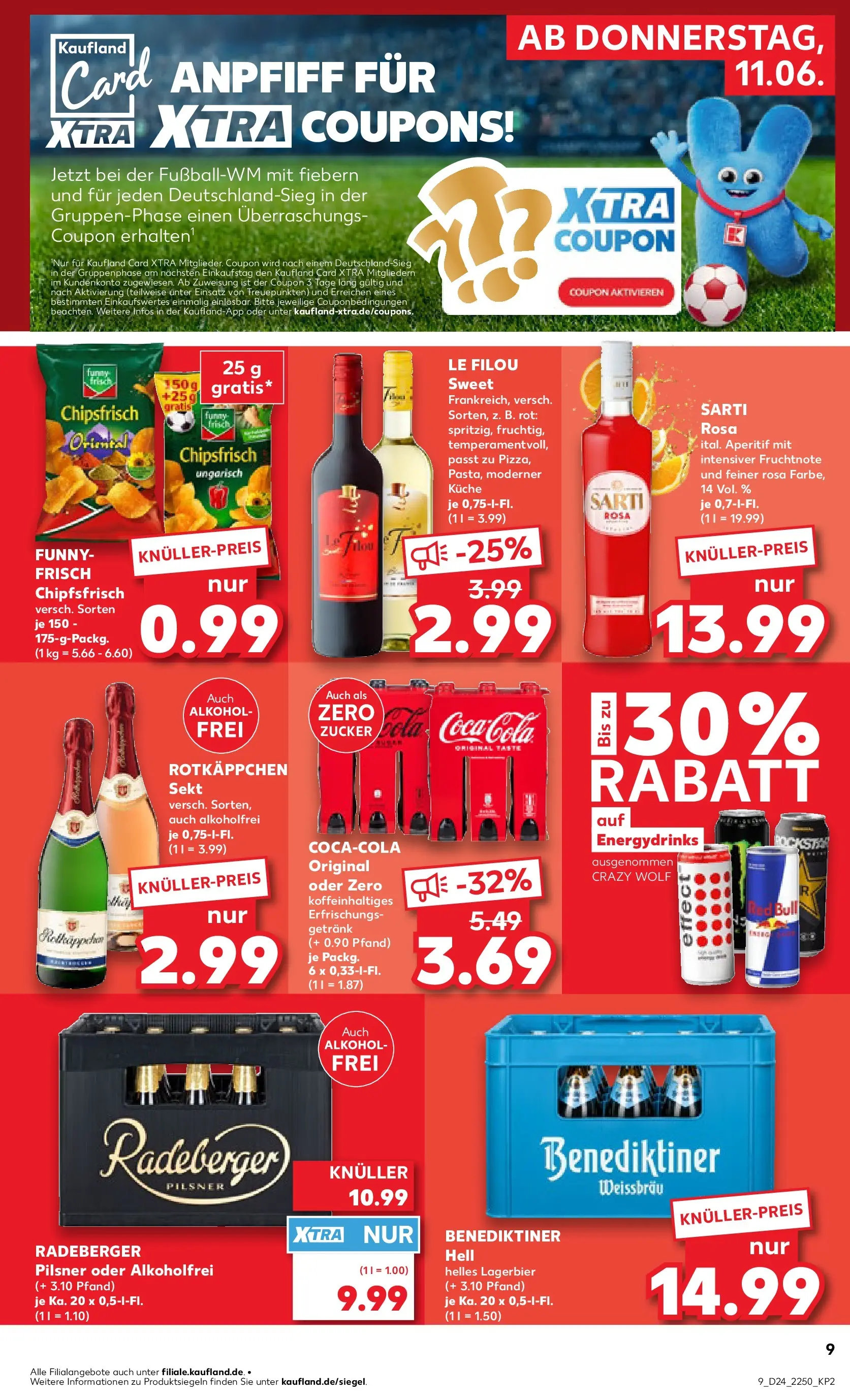 Prospekt Kaufland ab 08.06.2026 » Angebote Online zum Blättern | Seite: 18 | Produkte: Coca cola, Cola, Zucker, Rotkäppchen