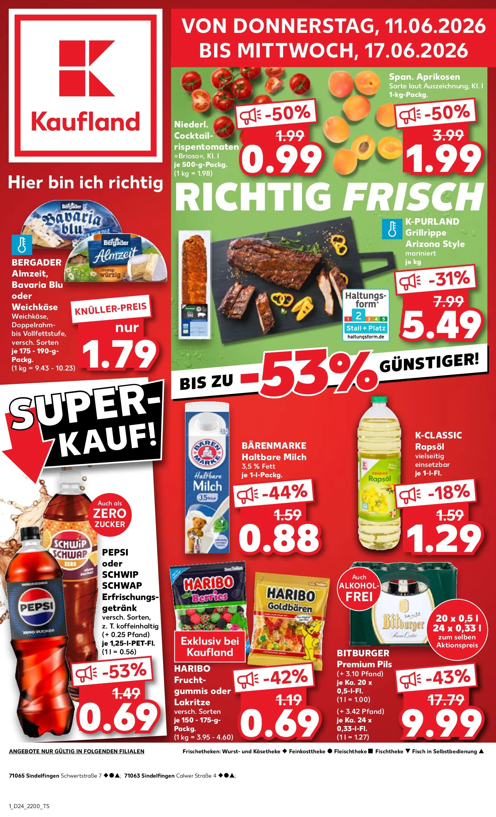 Prospekt Kaufland ab 08.06.2026 » Angebote Online zum Blättern | Seite: 6 | Produkte: Schwip schwap, Fisch, Zucker, Wurst