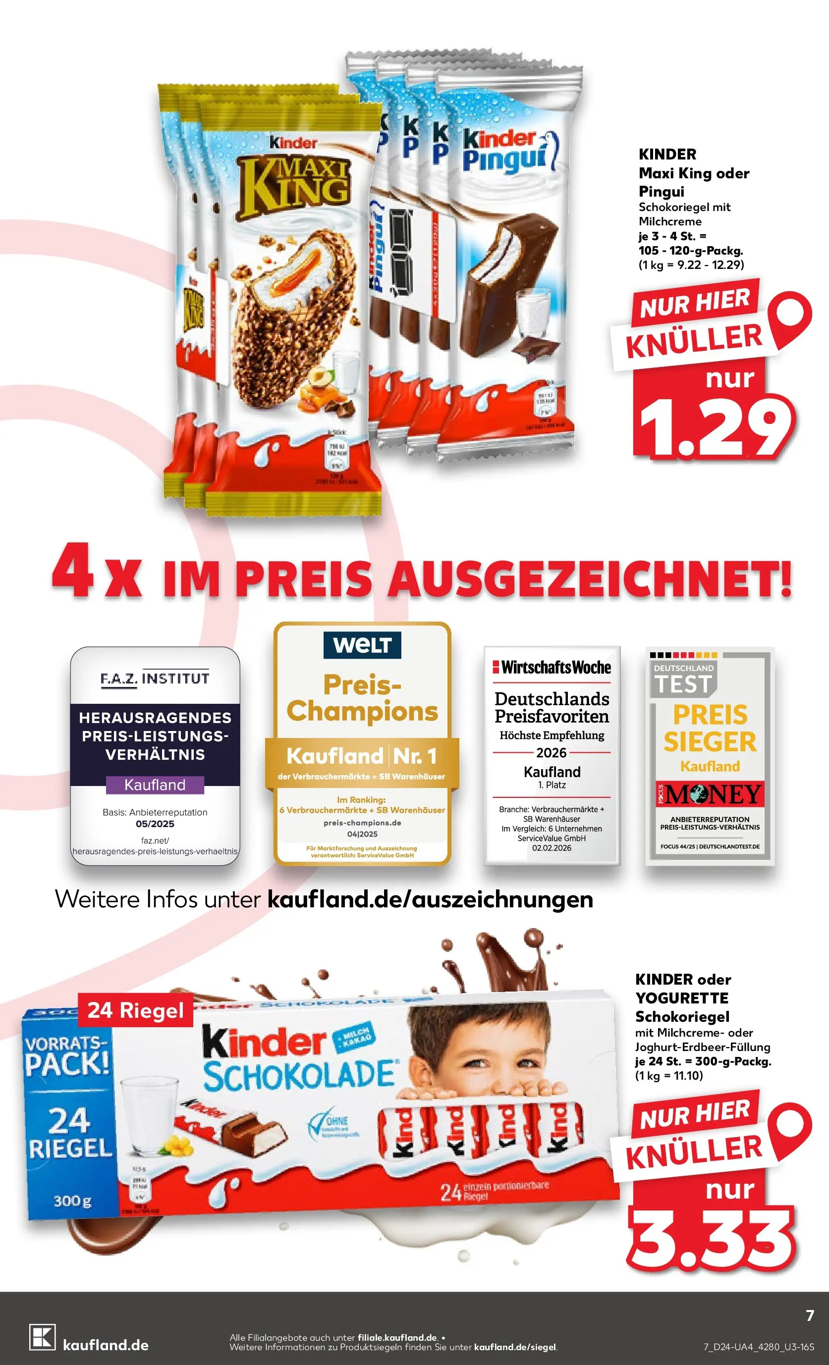 Prospekt Kaufland ab 11.06.2026 ยป Angebote und Werbung Online | Seite: 7 | Produkte: Yogurette Prospekt Kaufland ab 11.06.2026 ยป Angebote Online zum Blรคttern | Seite: 7 | Produkte: Yogurette