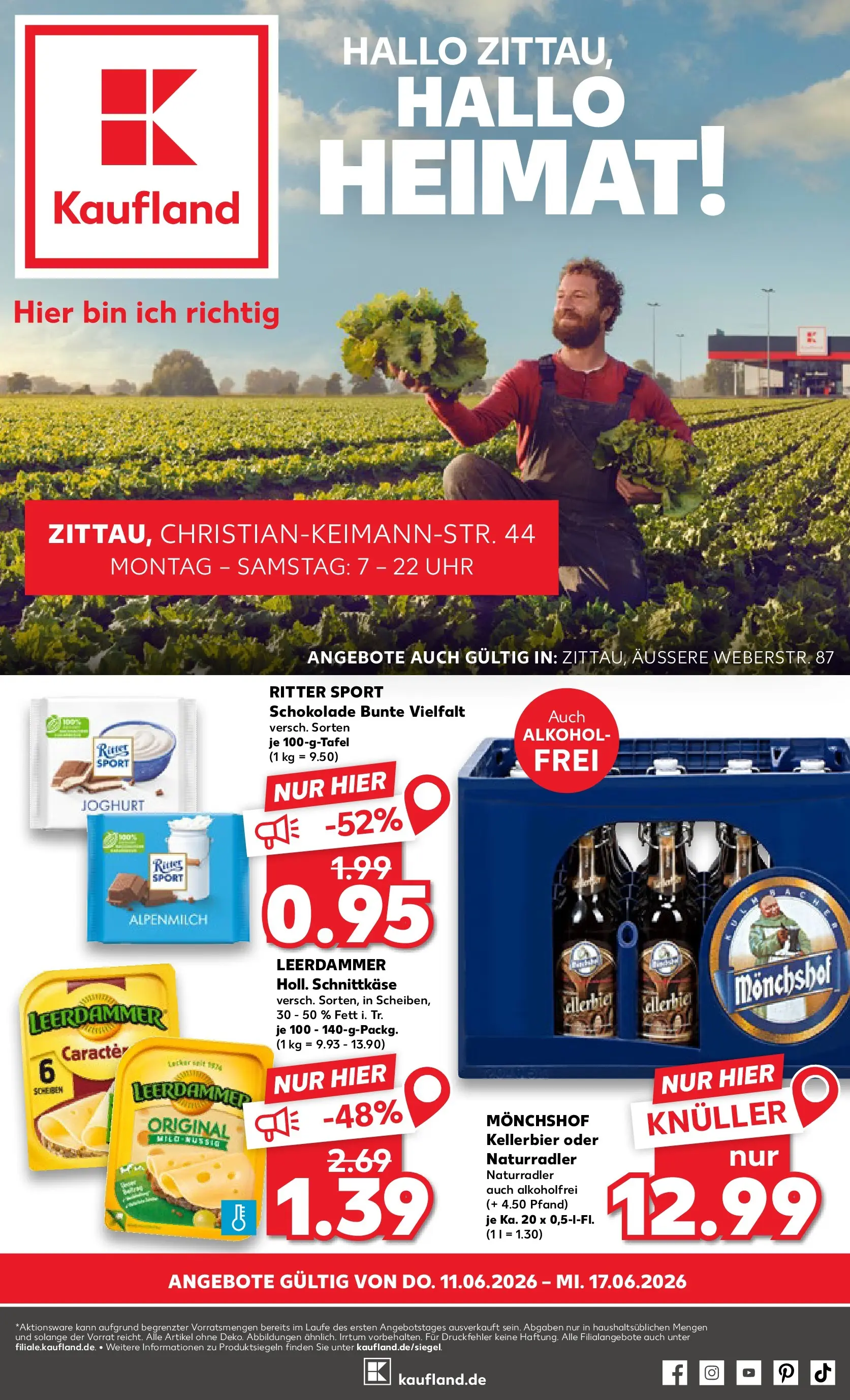 Prospekt Kaufland ab 08.06.2026 ยป Angebote und Werbung Online | Seite: 10 | Produkte: Joghurt, Schokolade, Ritter sport, Leerdammer Prospekt Kaufland ab 08.06.2026 ยป Angebote Online zum Blรคttern | Seite: 10 | Produkte: Joghurt, Schokolade, Ritter sport, Leerdammer