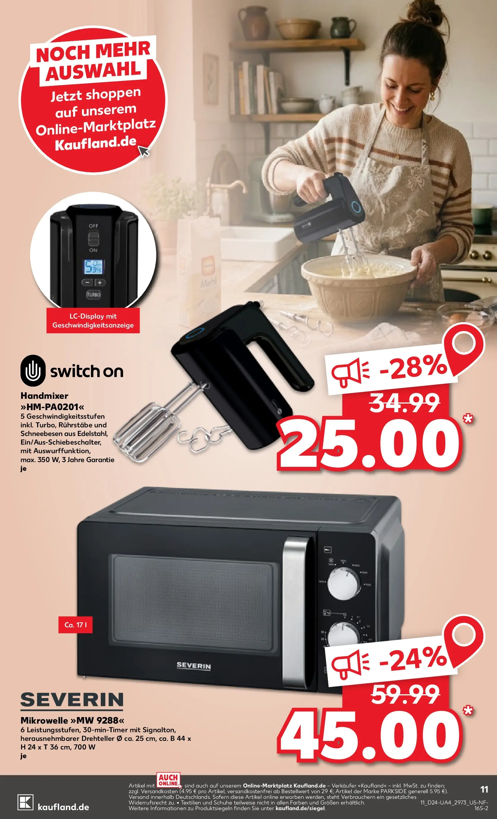 Prospekt Kaufland ab 08.06.2026 ยป Angebote und Werbung Online | Seite: 20 | Produkte: Mikrowelle, Mixer, Mehl, Handmixer Prospekt Kaufland ab 08.06.2026 ยป Angebote Online zum Blรคttern | Seite: 20 | Produkte: Mikrowelle, Mixer, Mehl, Handmixer