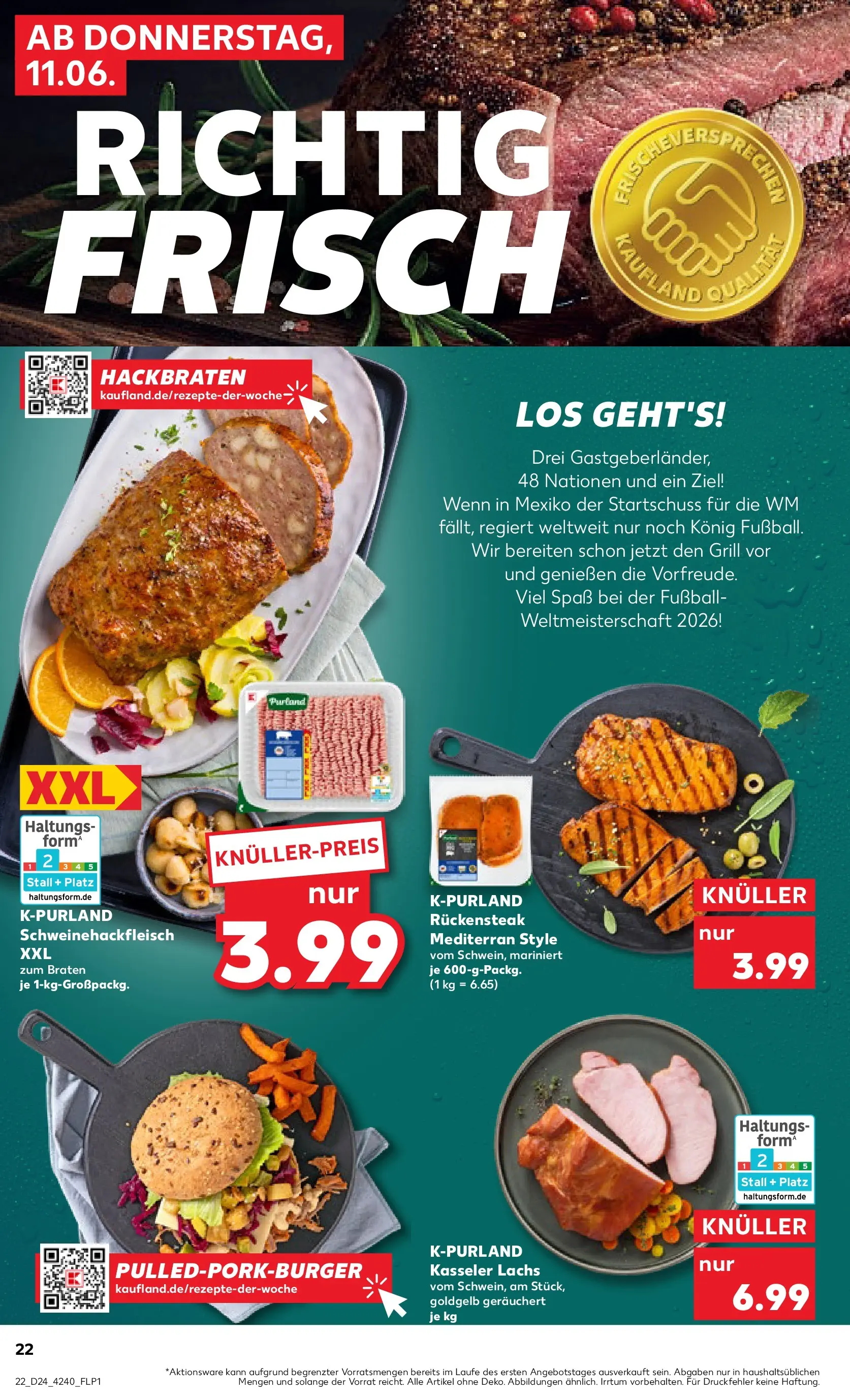 Prospekt Kaufland ab 08.06.2026 » Angebote Online zum Blättern | Seite: 31 | Produkte: Grill, Burger, Fußball, Steak