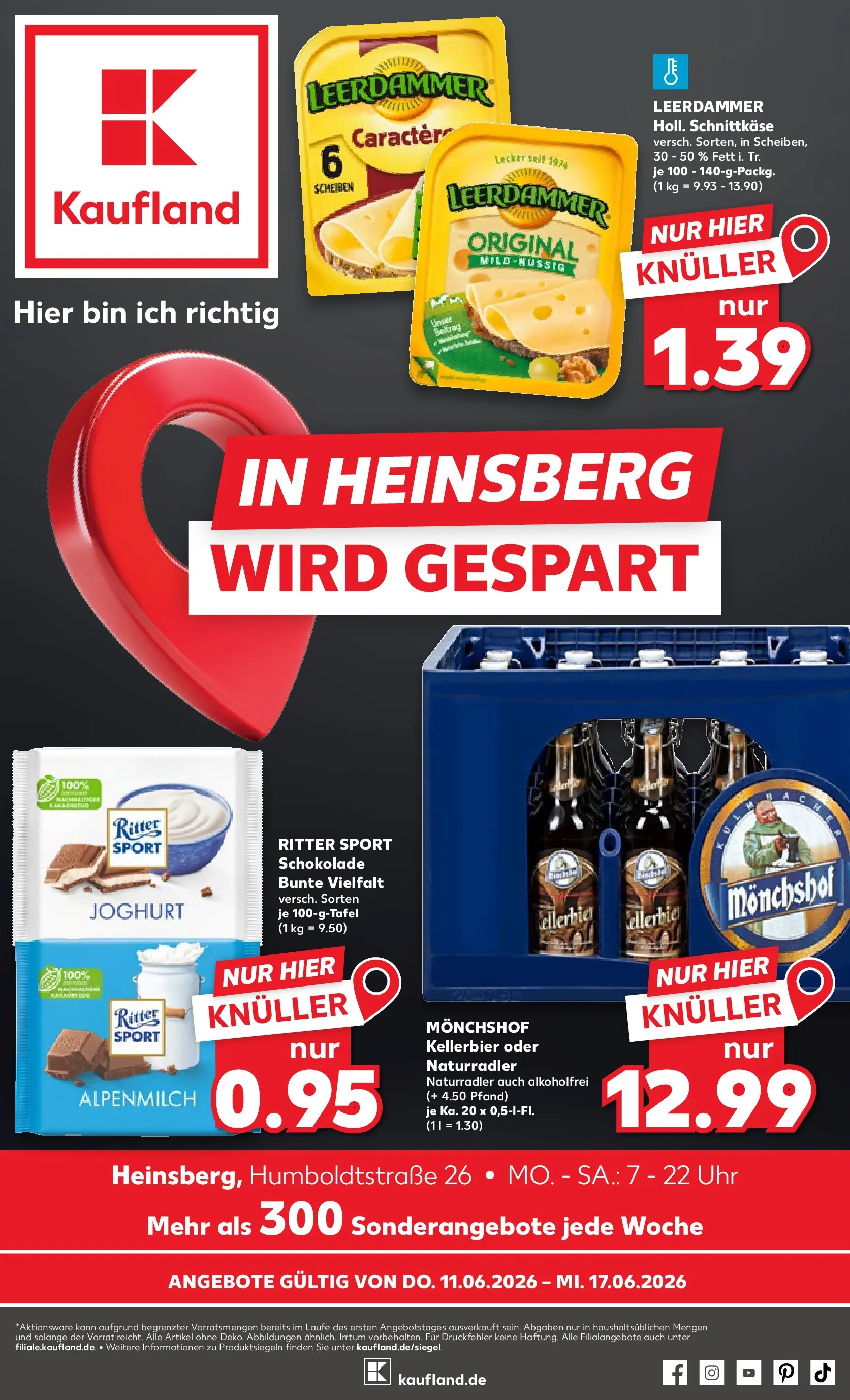 Prospekt Kaufland ab 08.06.2026 ยป Angebote und Werbung Online | Seite: 10 | Produkte: Monchshof, Joghurt, Ritter sport, Uhr Prospekt Kaufland ab 08.06.2026 ยป Angebote Online zum Blรคttern | Seite: 10 | Produkte: Monchshof, Joghurt, Ritter sport, Uhr