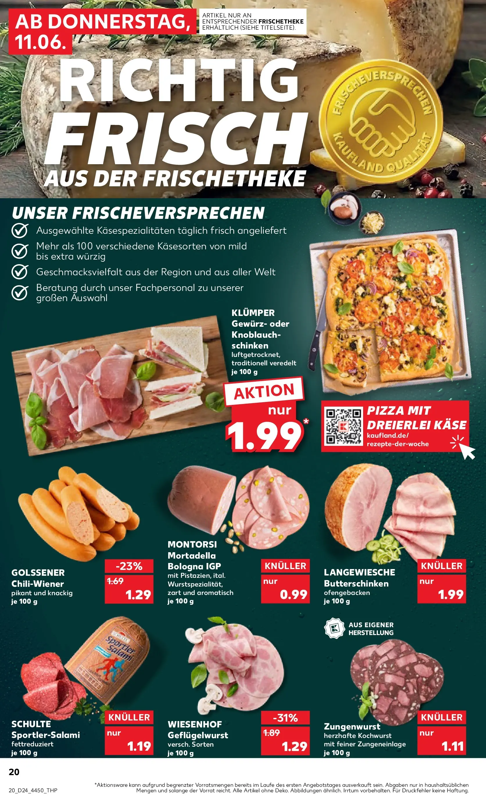 Prospekt Kaufland ab 08.06.2026 » Angebote Online zum Blättern | Seite: 29 | Produkte: Käse, Salami, Schinken, Pizza