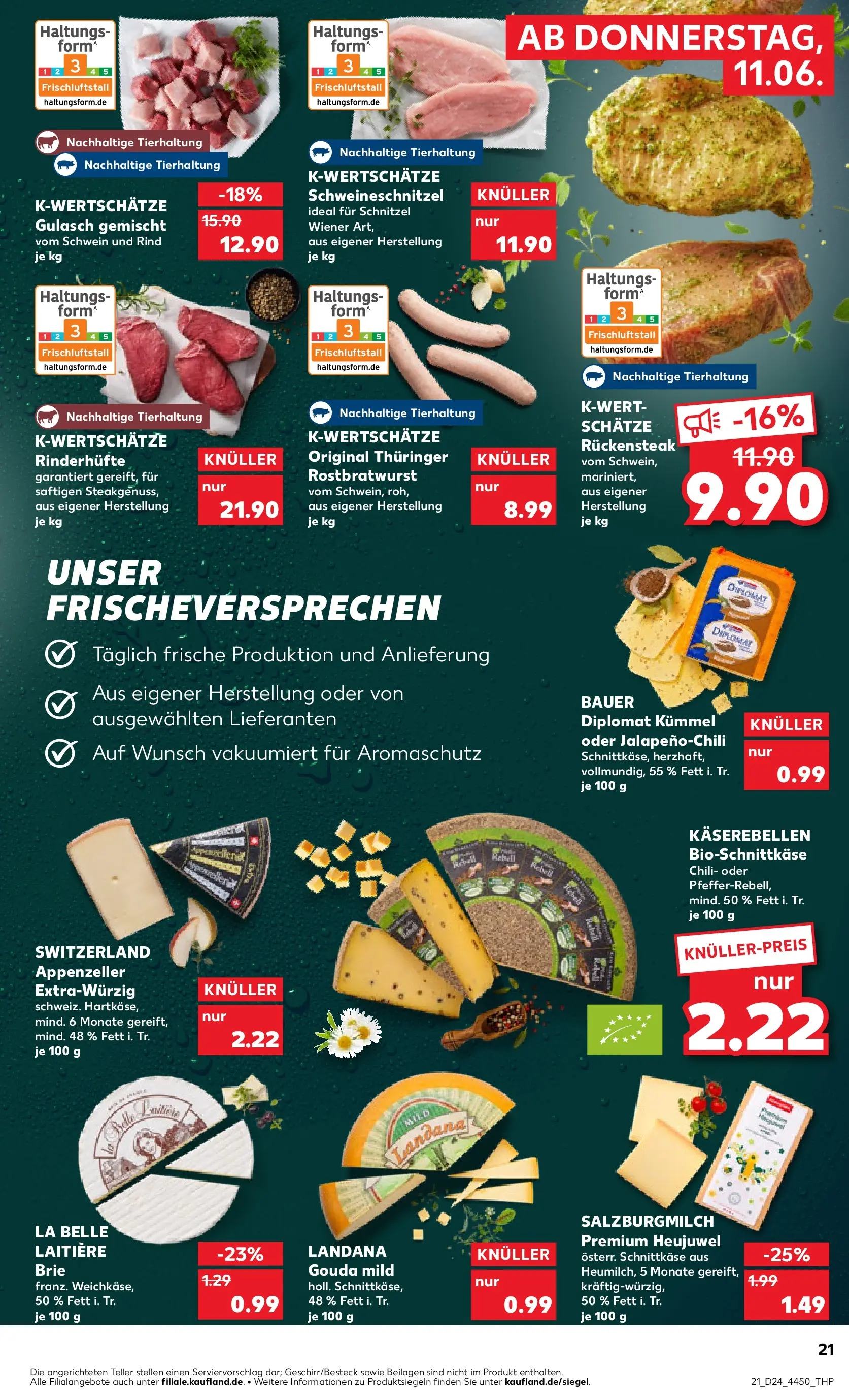 Prospekt Kaufland ab 08.06.2026 » Angebote Online zum Blättern | Seite: 30 | Produkte: Gouda, Schnitzel, Gulasch, Steak