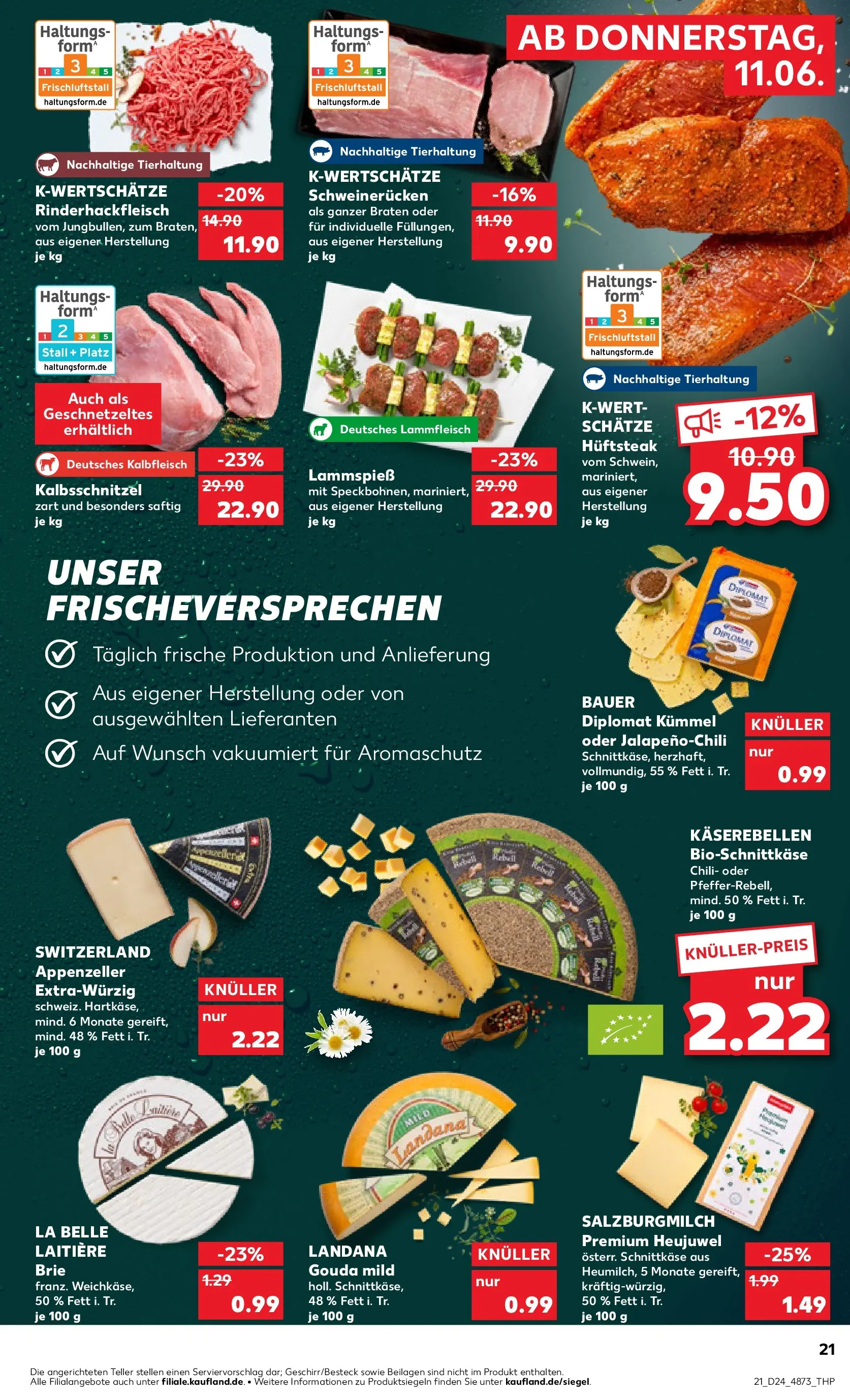 Prospekt Kaufland ab 08.06.2026 » Angebote Online zum Blättern | Seite: 30 | Produkte: Gouda, Chili, Schweinerucken, Steak