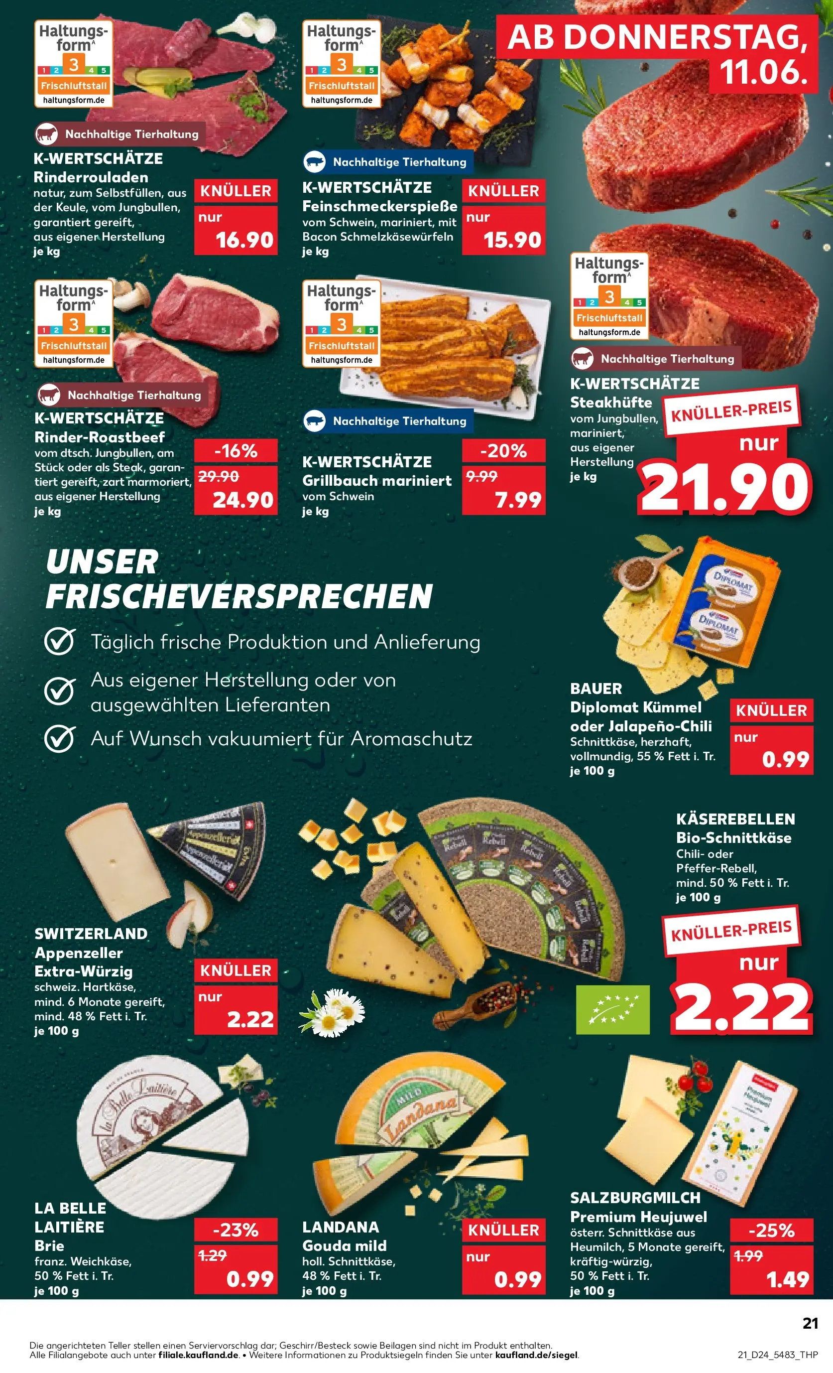 Prospekt Kaufland ab 08.06.2026 » Angebote Online zum Blättern | Seite: 30 | Produkte: Rinderrouladen, Gouda, Chili, Steak