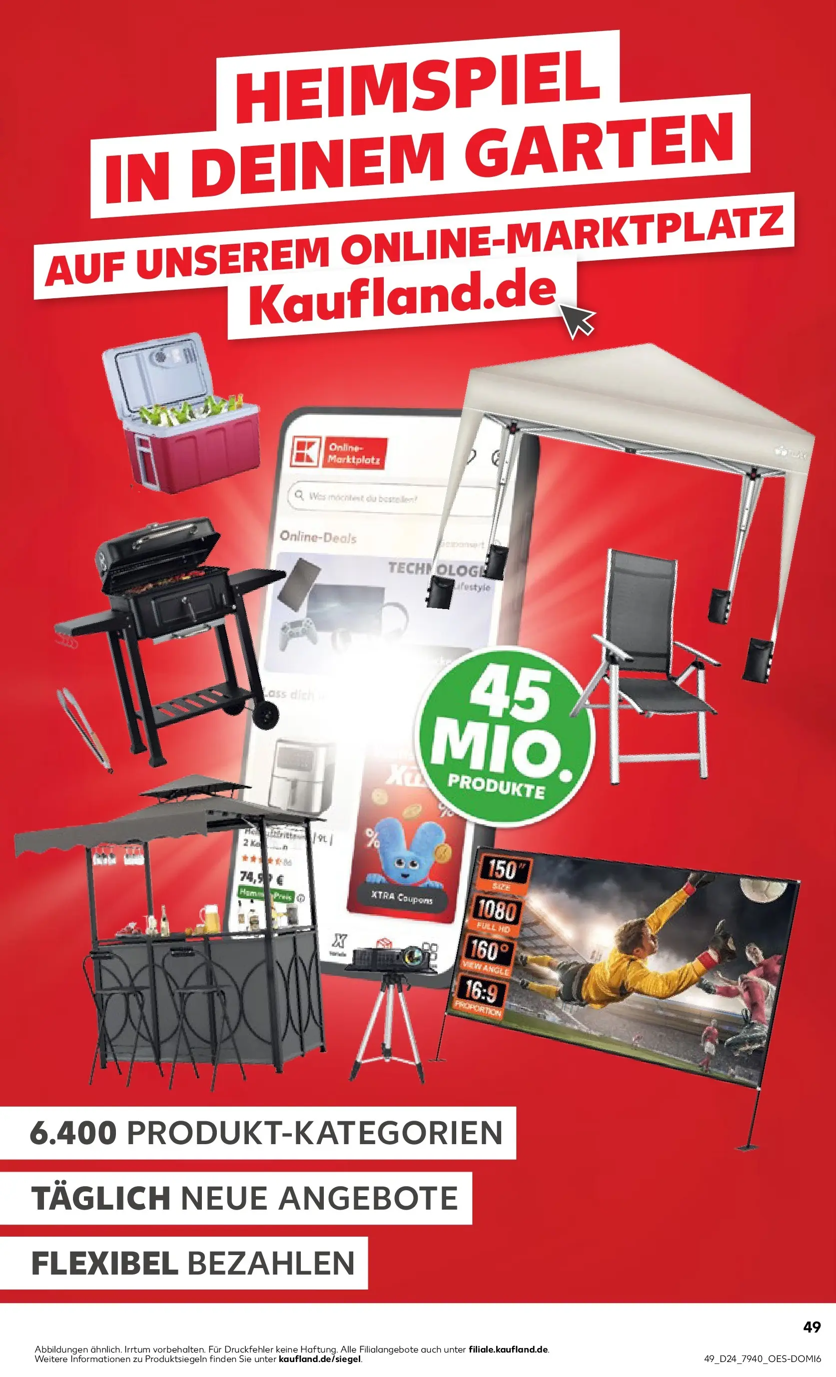 Prospekt Kaufland ab 08.06.2026 » Angebote Online zum Blättern | Seite: 58 | Produkte: Grill, Fernseher