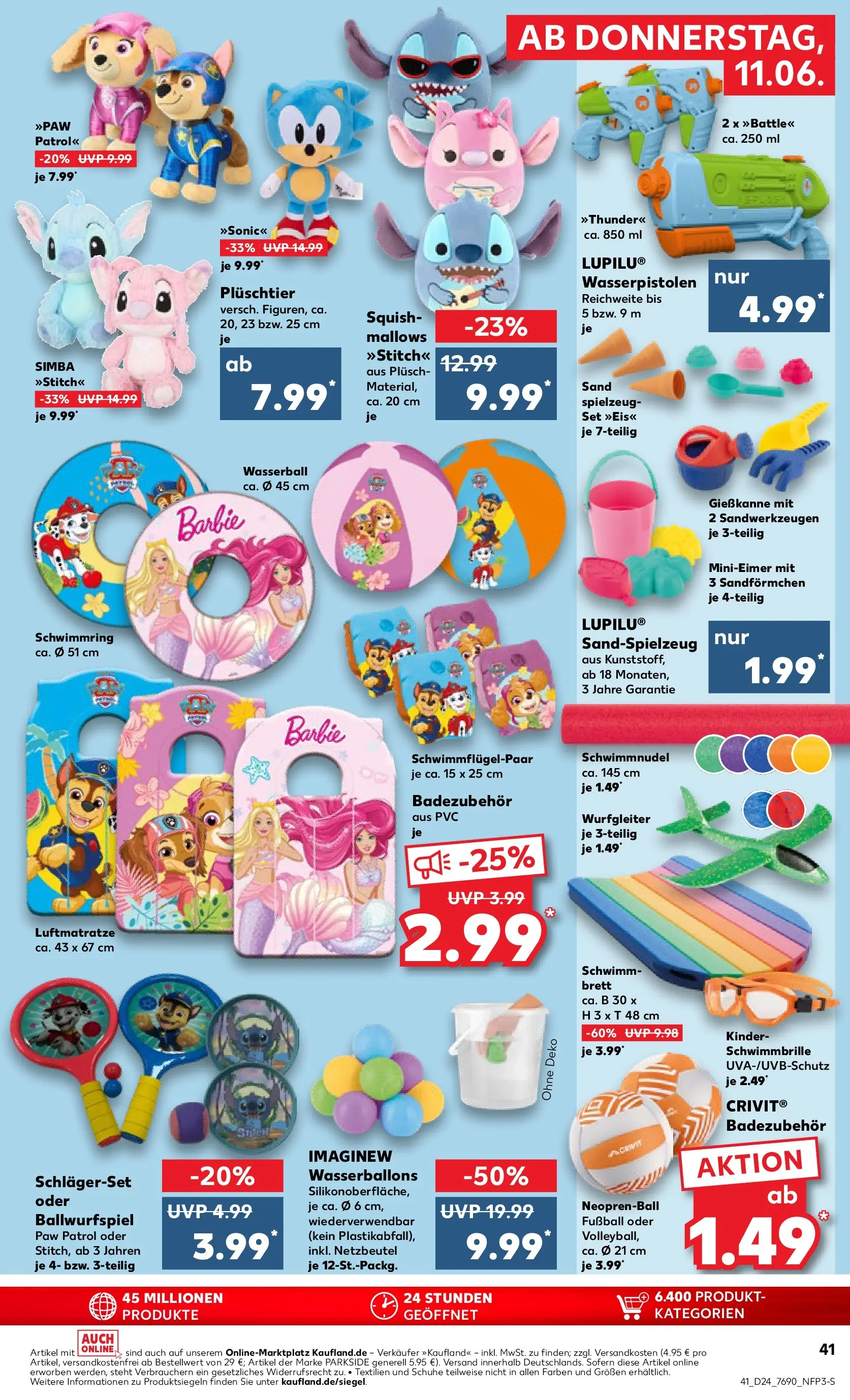 Prospekt Kaufland ab 08.06.2026 » Angebote Online zum Blättern | Seite: 50 | Produkte: Schwimmbrille, Fußball, Football