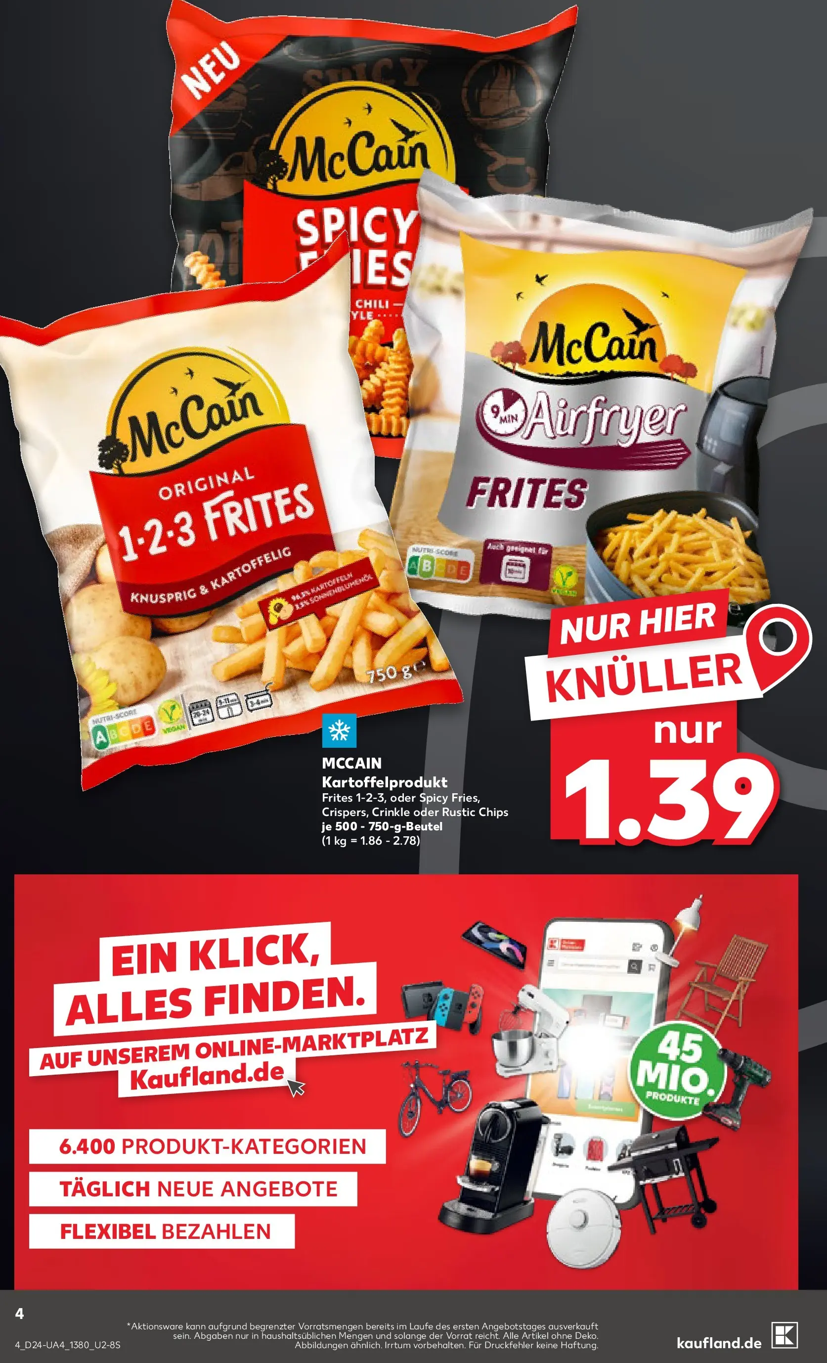 Prospekt Kaufland ab 08.06.2026 ยป Angebote und Werbung Online | Seite: 13 | Produkte: McCain, Chili, Chips Prospekt Kaufland ab 08.06.2026 ยป Angebote Online zum Blรคttern | Seite: 13 | Produkte: McCain, Chili, Chips