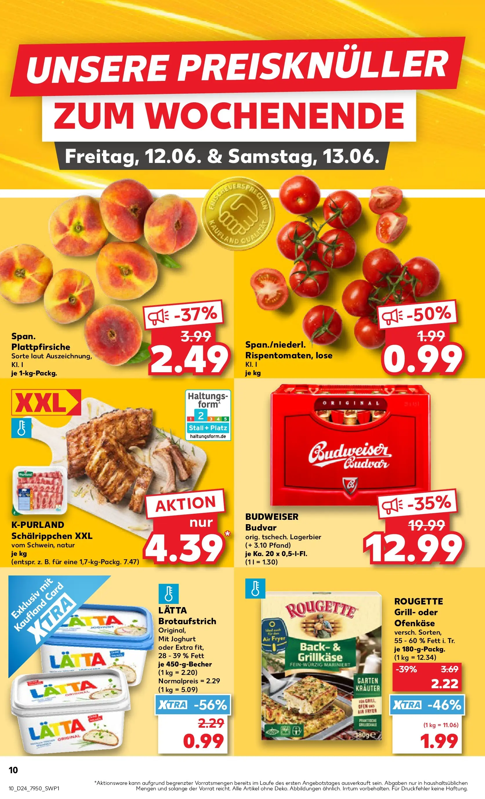Prospekt Kaufland ab 08.06.2026 » Angebote Online zum Blättern | Seite: 19 | Produkte: Grill, Joghurt, Lätta, Budweiser