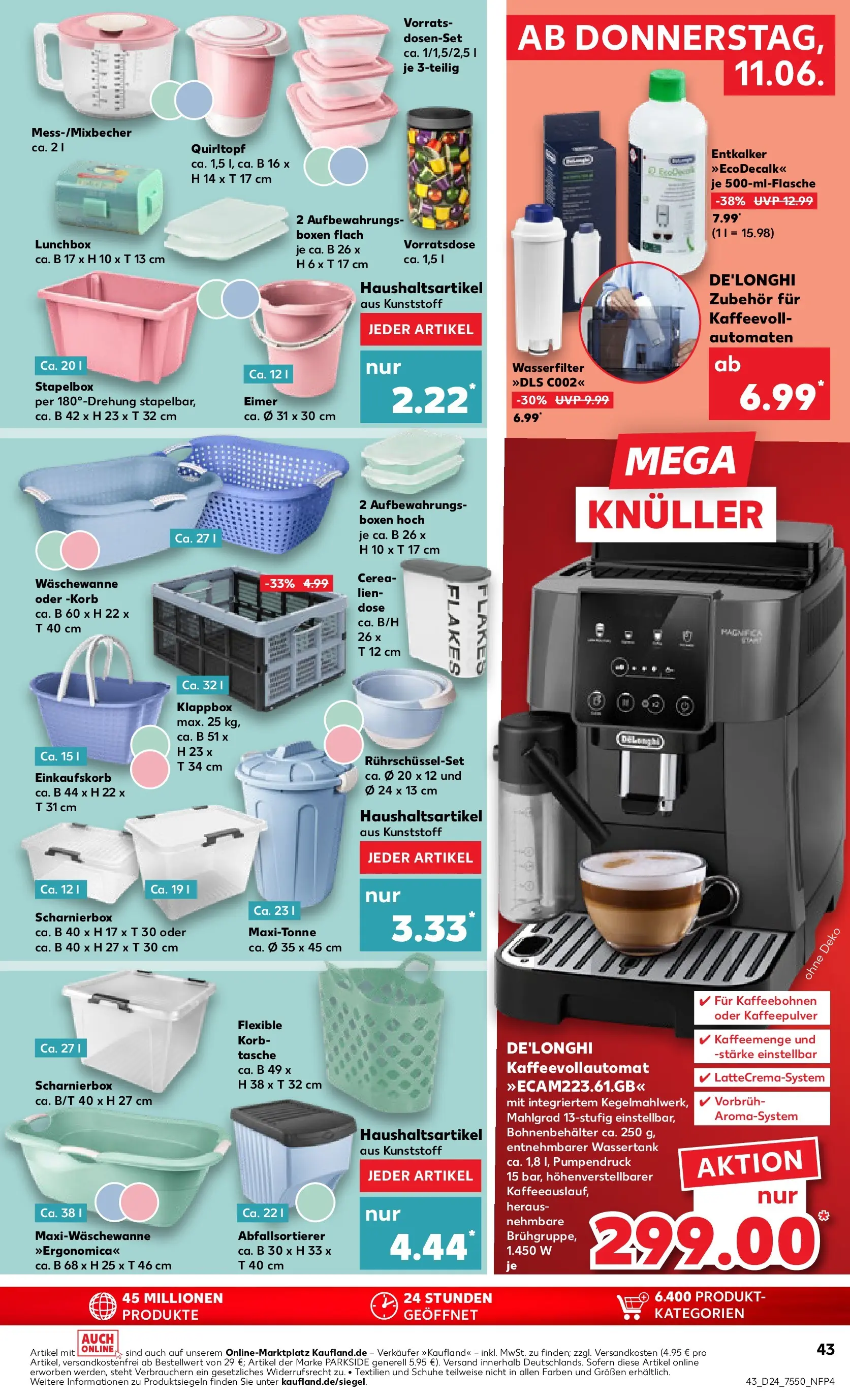 Prospekt Kaufland ab 08.06.2026 » Angebote Online zum Blättern | Seite: 52 | Produkte: Tasche, Korb, Kaffeevollautomat