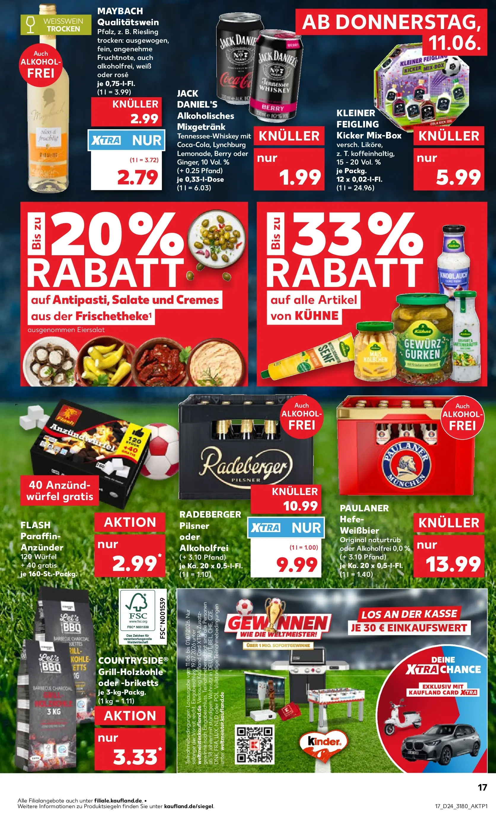 Prospekt Kaufland ab 08.06.2026 » Angebote Online zum Blättern | Seite: 26 | Produkte: Weißbier, Box, Jack Daniel's, Whiskey