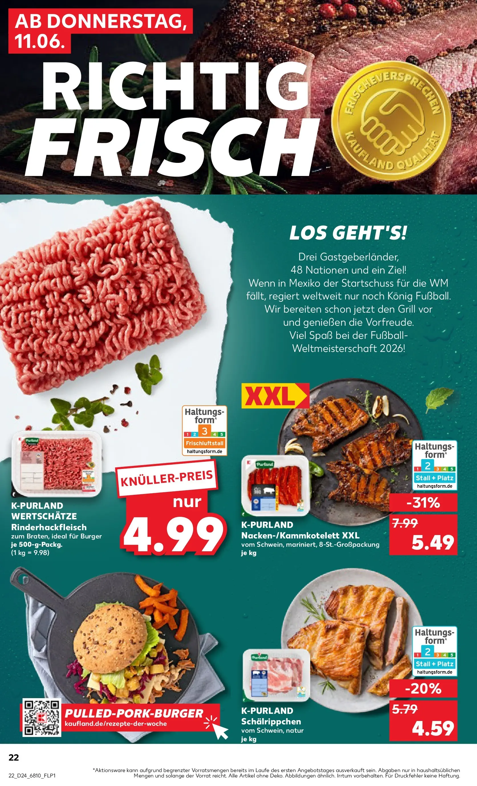 Prospekt Kaufland ab 08.06.2026 » Angebote Online zum Blättern | Seite: 27 | Produkte: Grill, Burger, Fußball