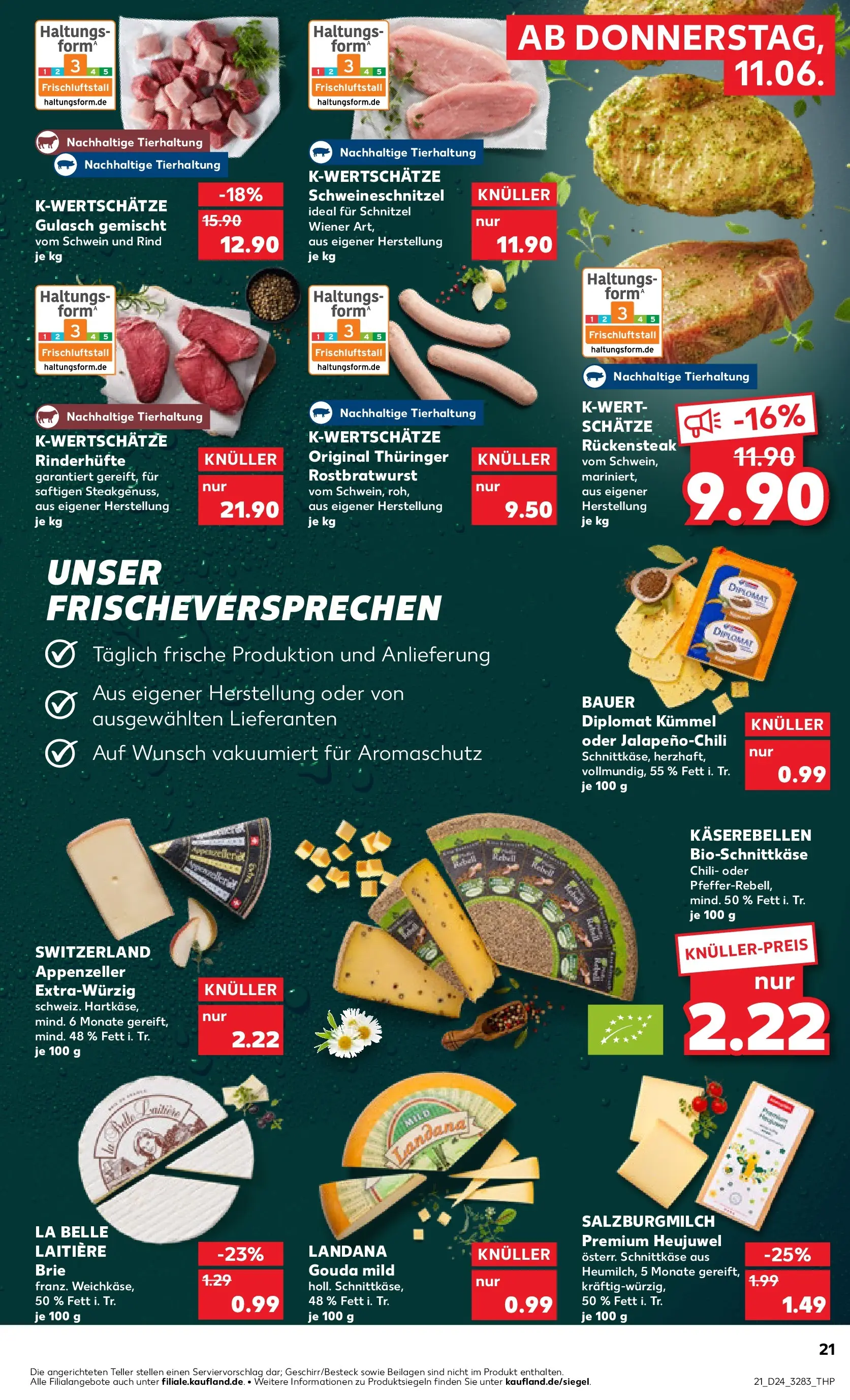 Prospekt Kaufland ab 08.06.2026 » Angebote Online zum Blättern | Seite: 30 | Produkte: Gouda, Schnitzel, Gulasch, Steak