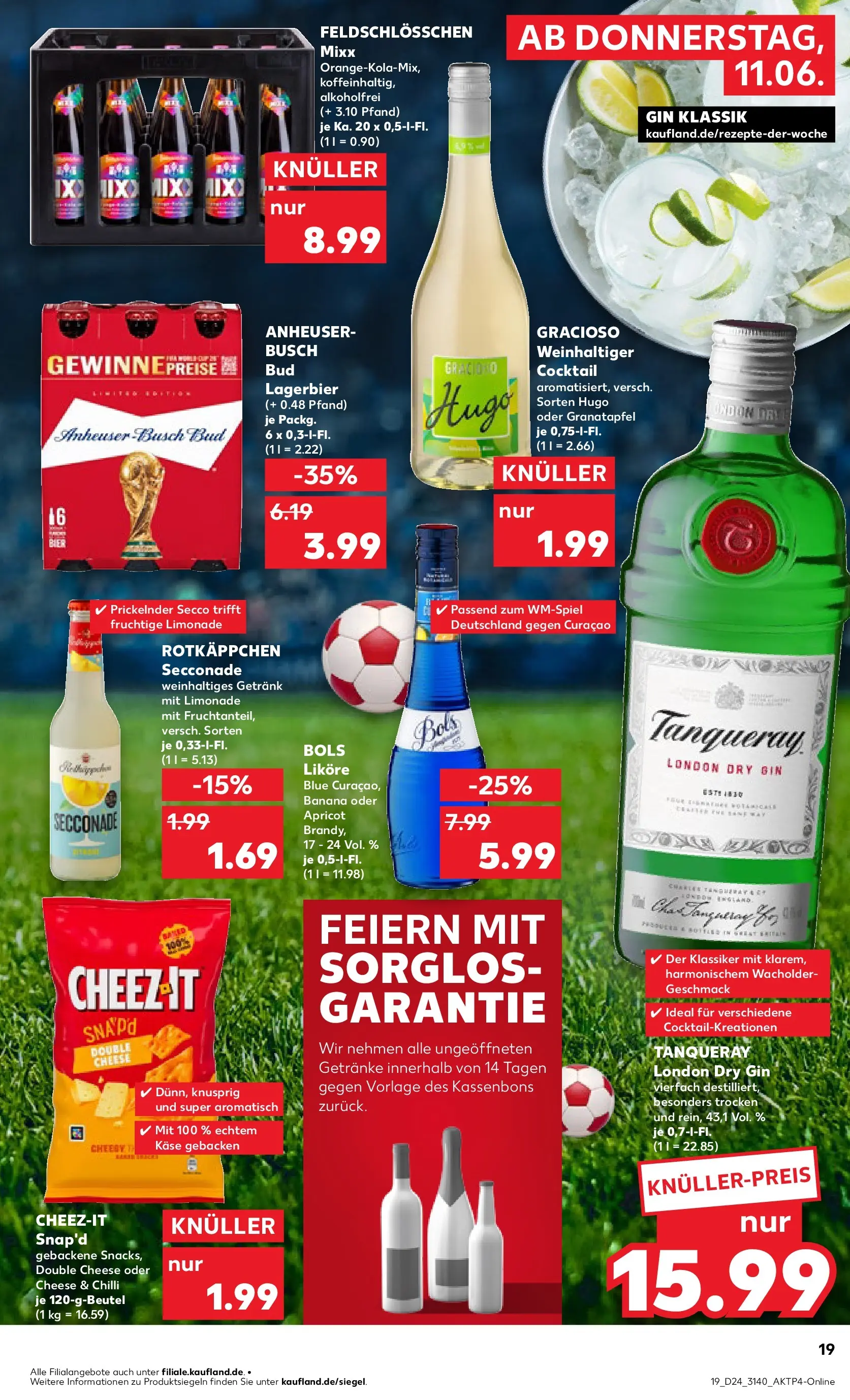 Prospekt Kaufland ab 08.06.2026 » Angebote Online zum Blättern | Seite: 28 | Produkte: Granatapfel, Bier, Gin, Hugo